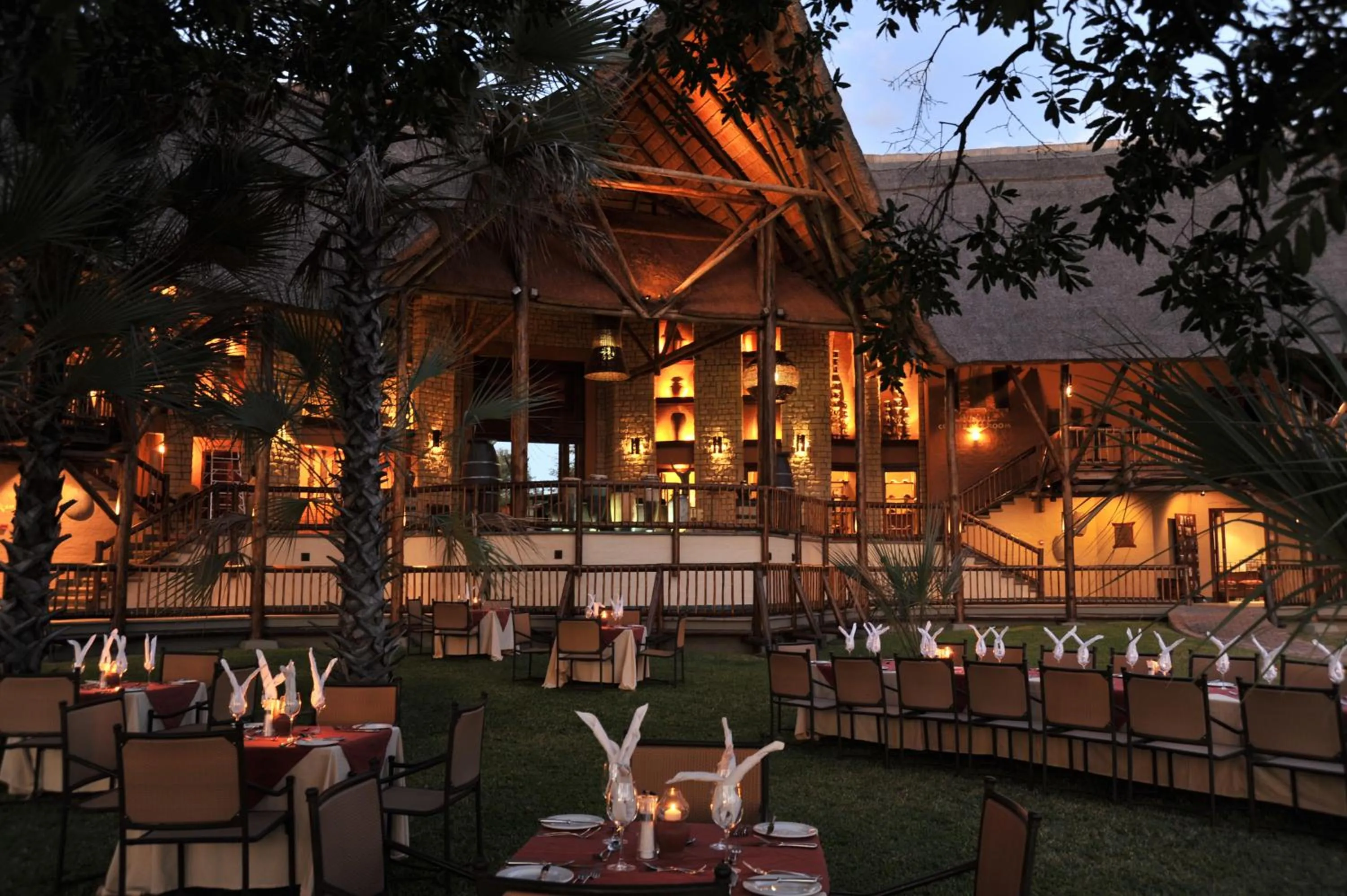 Restaurant/places to eat in The David Livingstone Safari Lodge & Spa