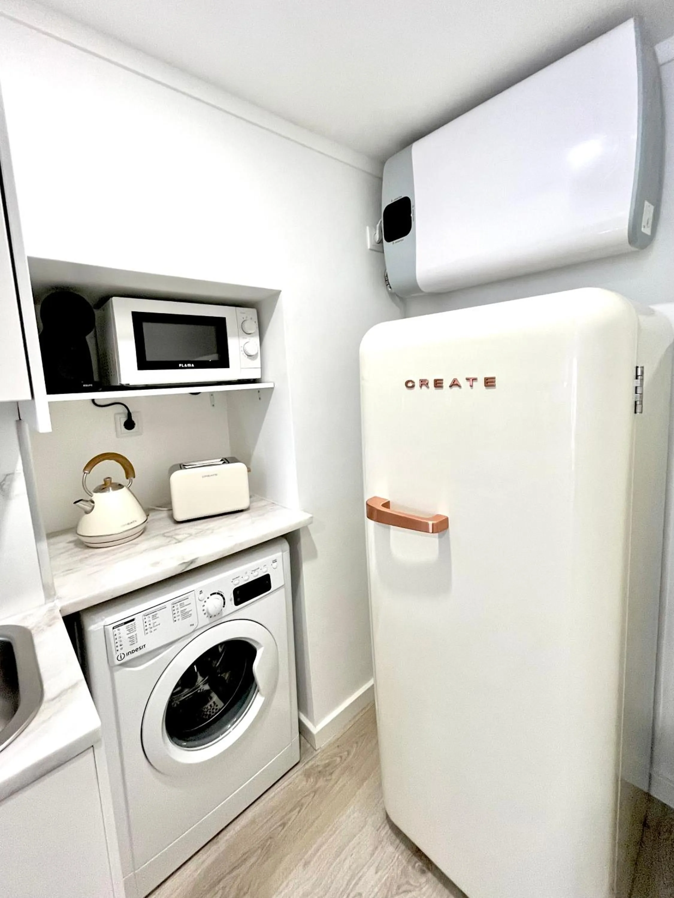 Kitchen or kitchenette in Apartments Center Santos