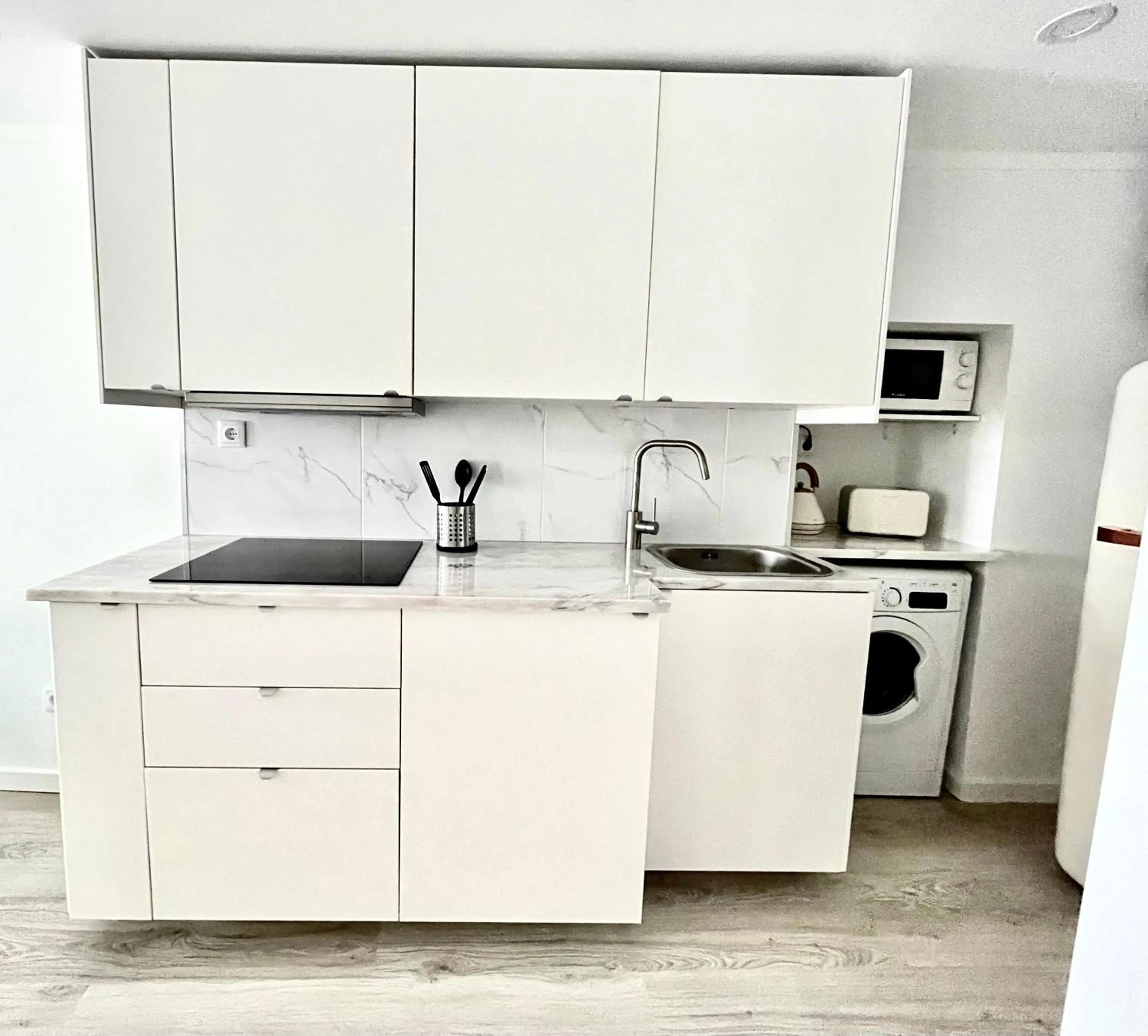 Kitchen or kitchenette in Apartments Center Santos
