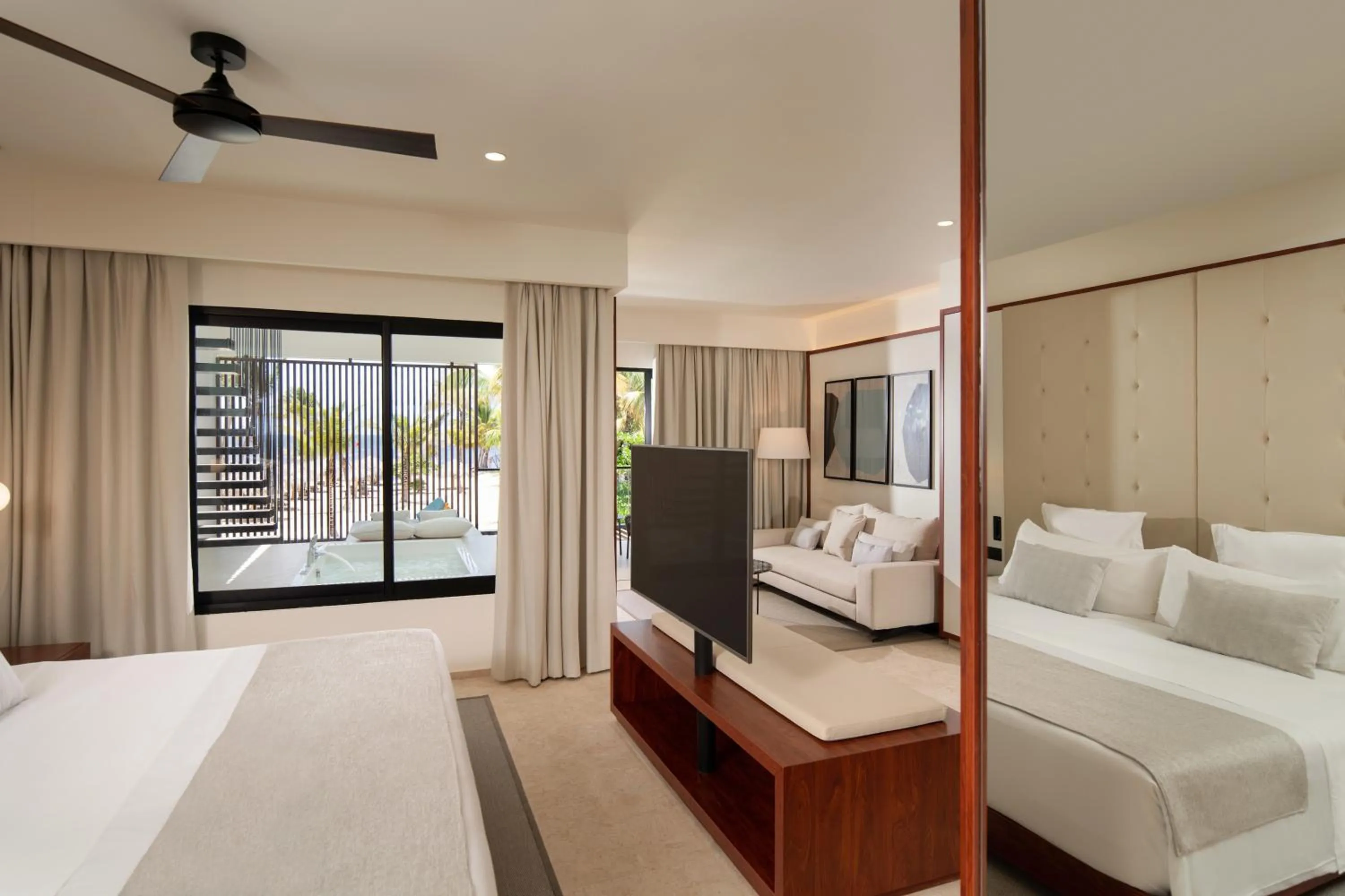 Photo of the whole room, Bed in Live Aqua Punta Cana - All Inclusive - Adults Only