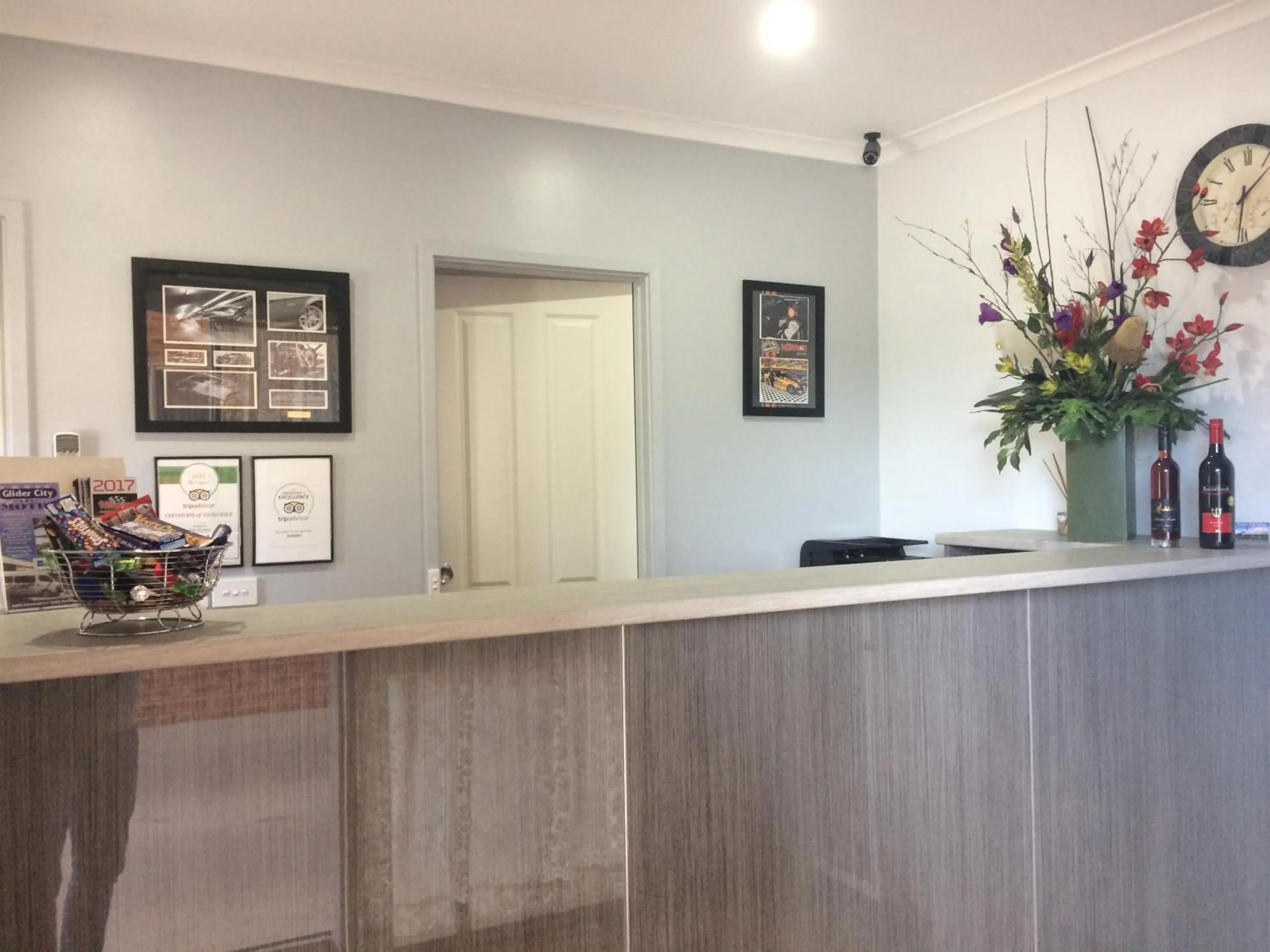 Lobby or reception in Glider City Motel Benalla