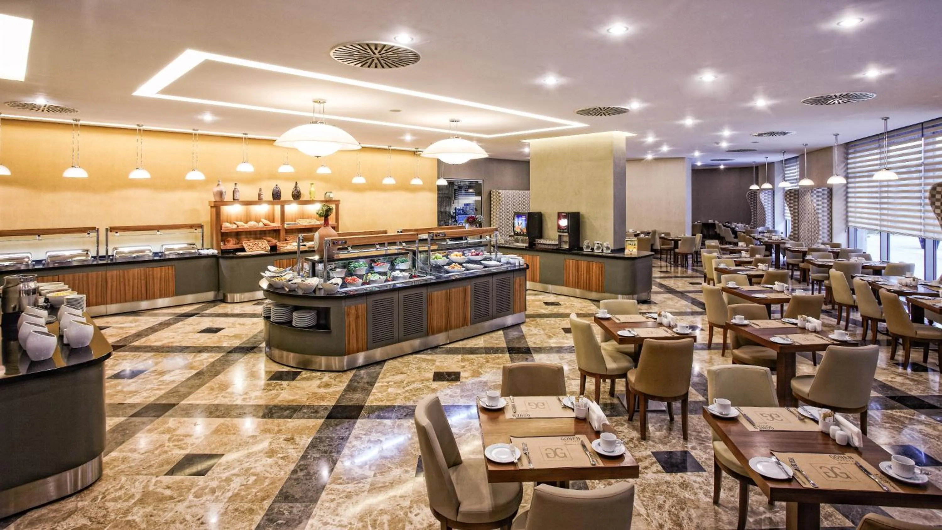 Buffet breakfast in Istanbul Gonen Hotel