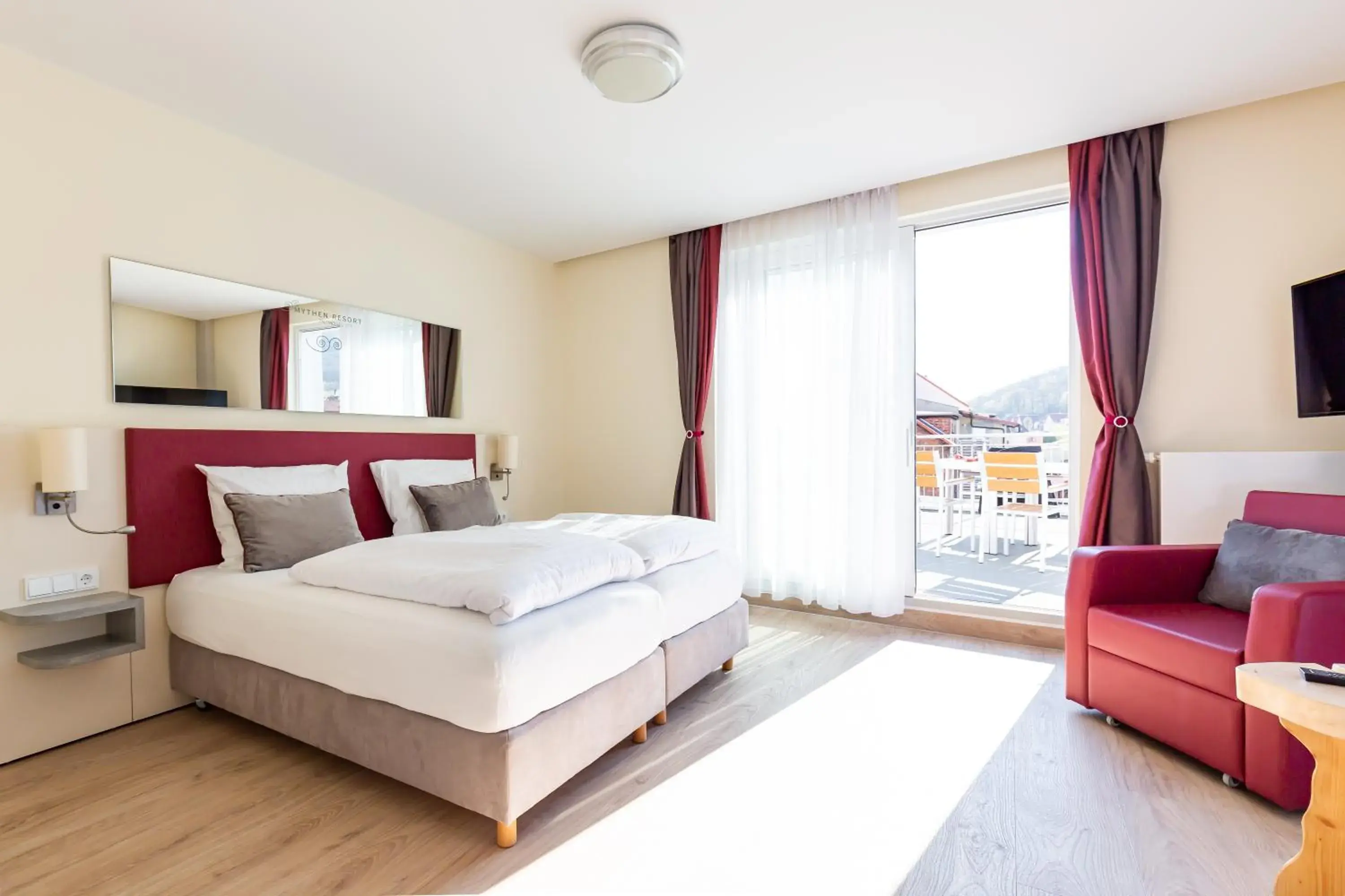 Junior Suite with Balcony in Mythenresort Heimdall Junior Suite with Balcony in Mythenresort Heimdall