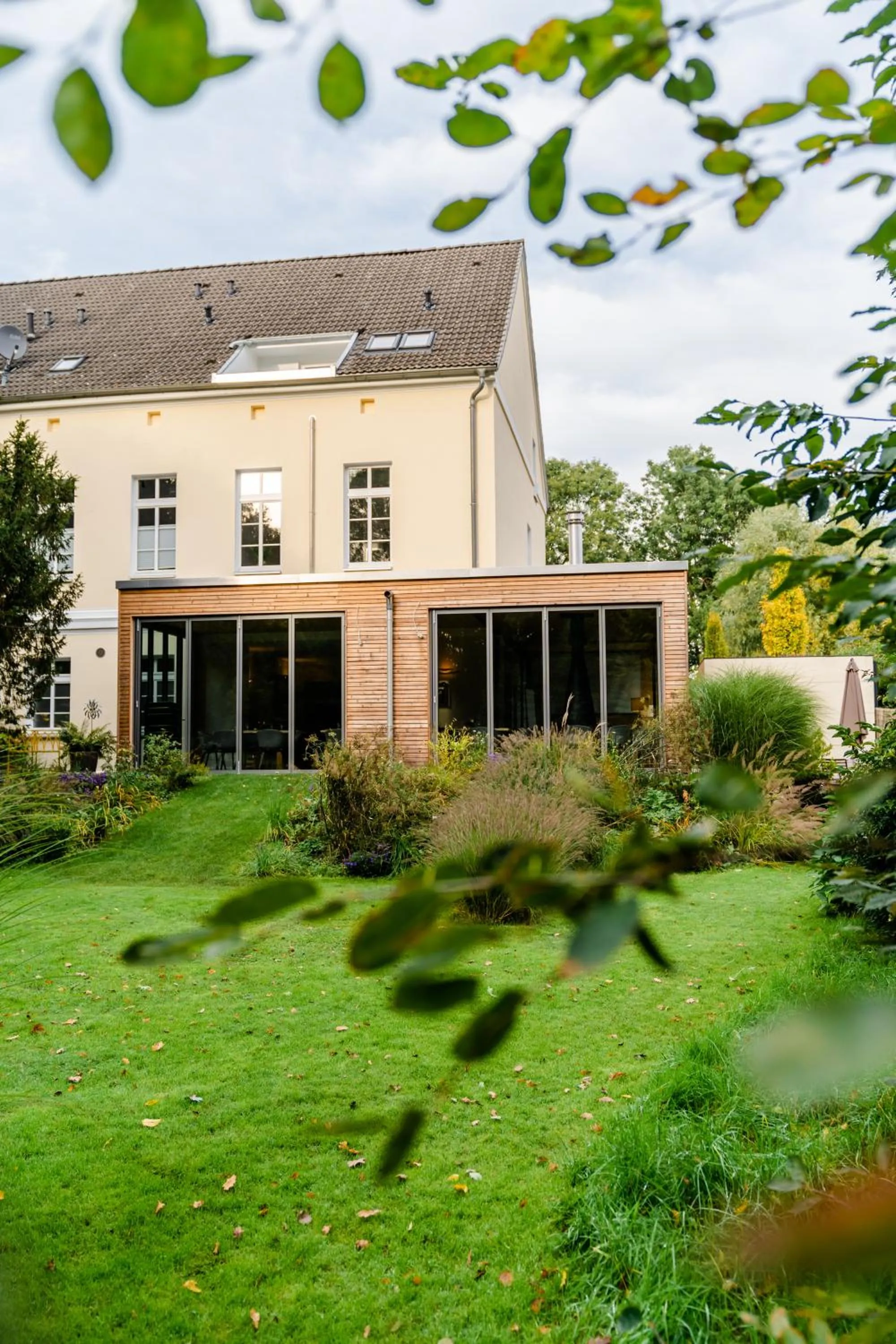 Garden view in Biohotel Schönhagener Mühle