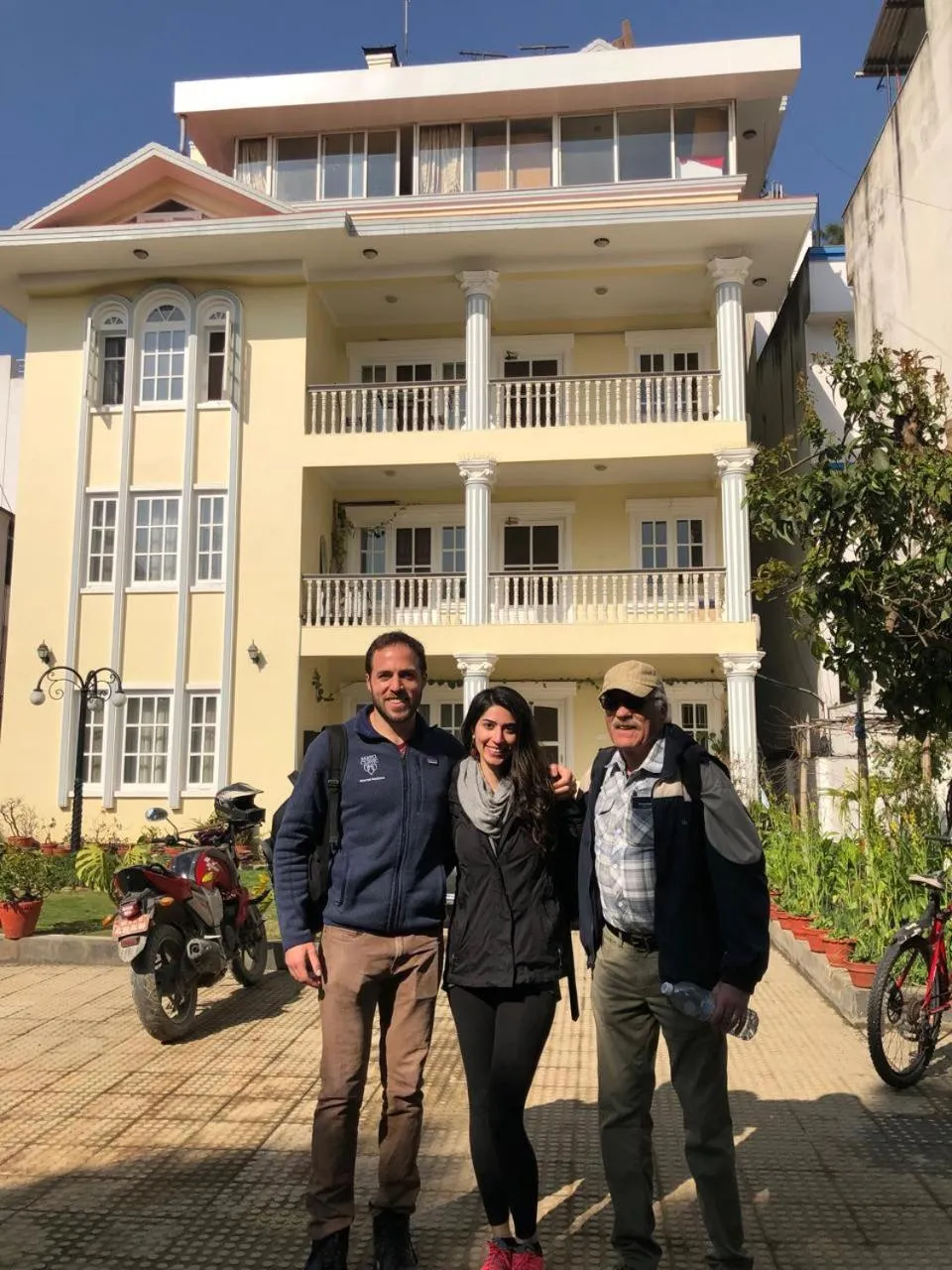 group of guests in Fresco Retreat