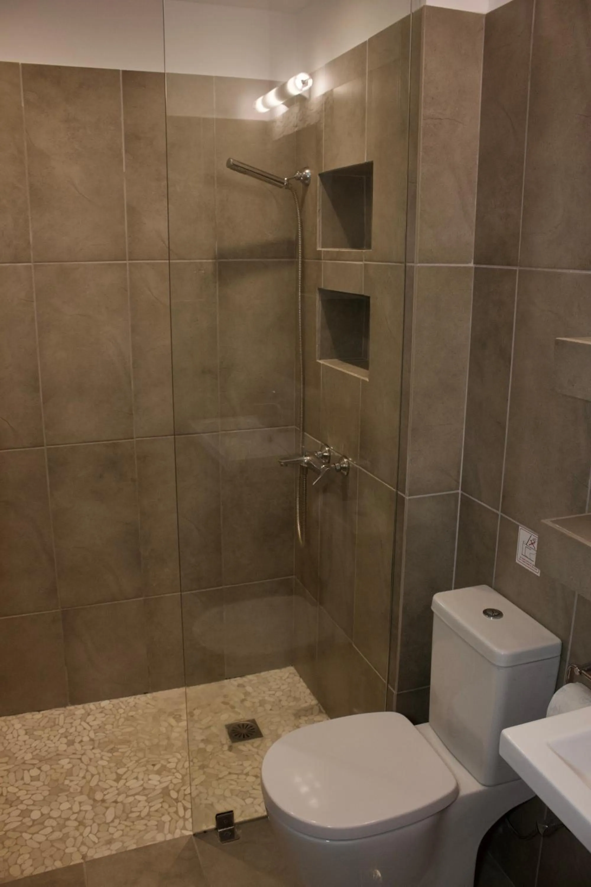 Shower in Notos Luxury Studios