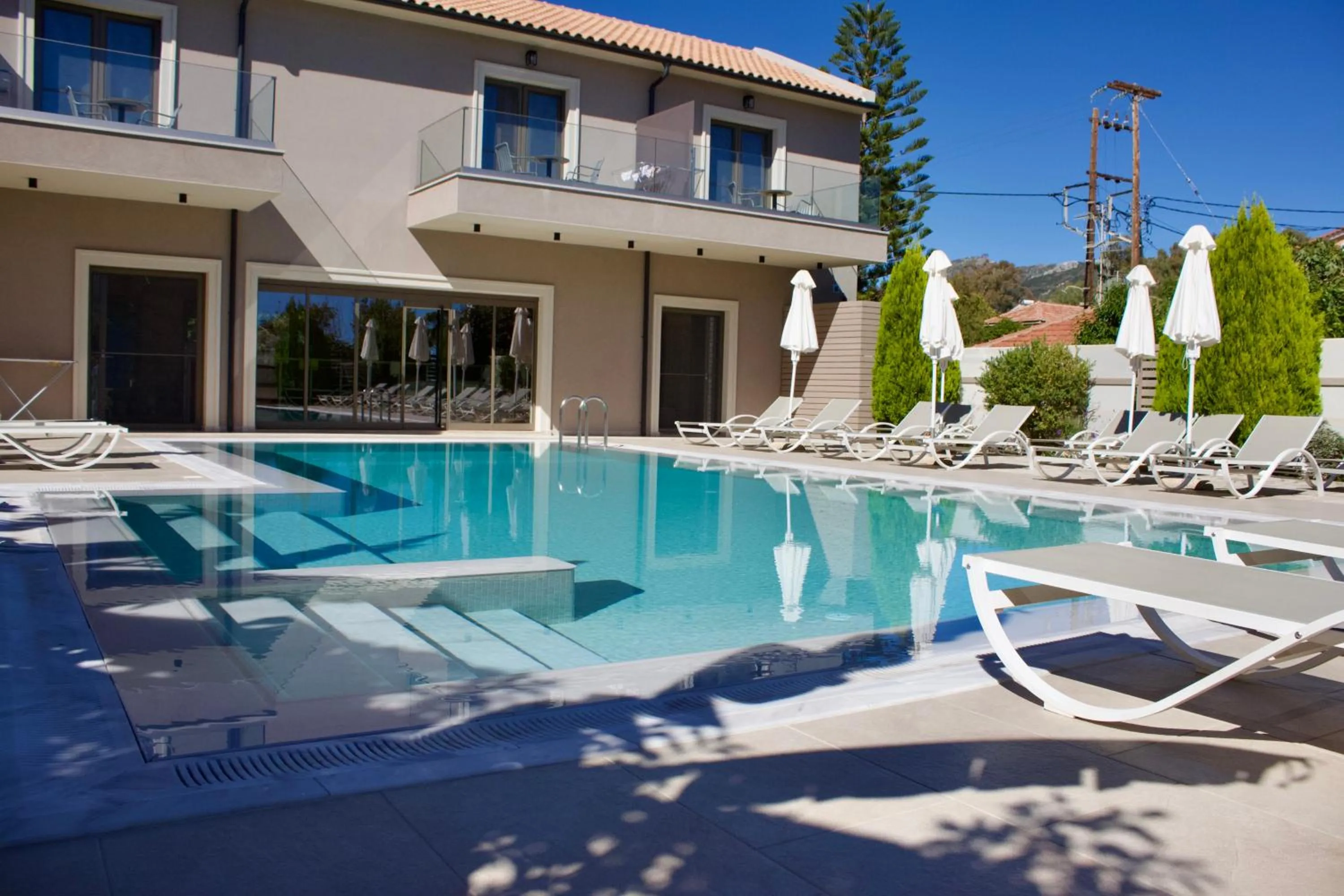 Swimming pool in Notos Luxury Studios