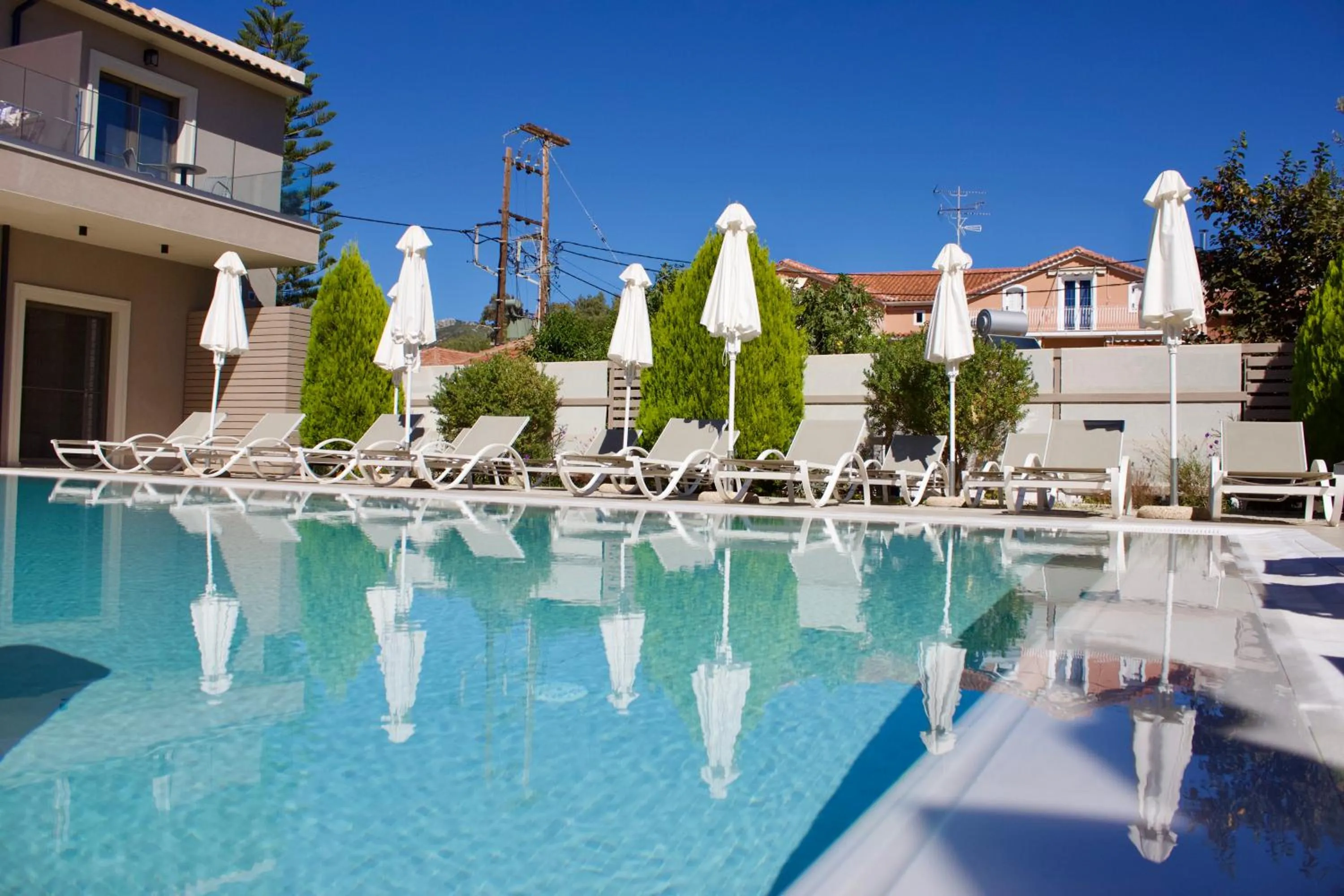 Swimming pool in Notos Luxury Studios