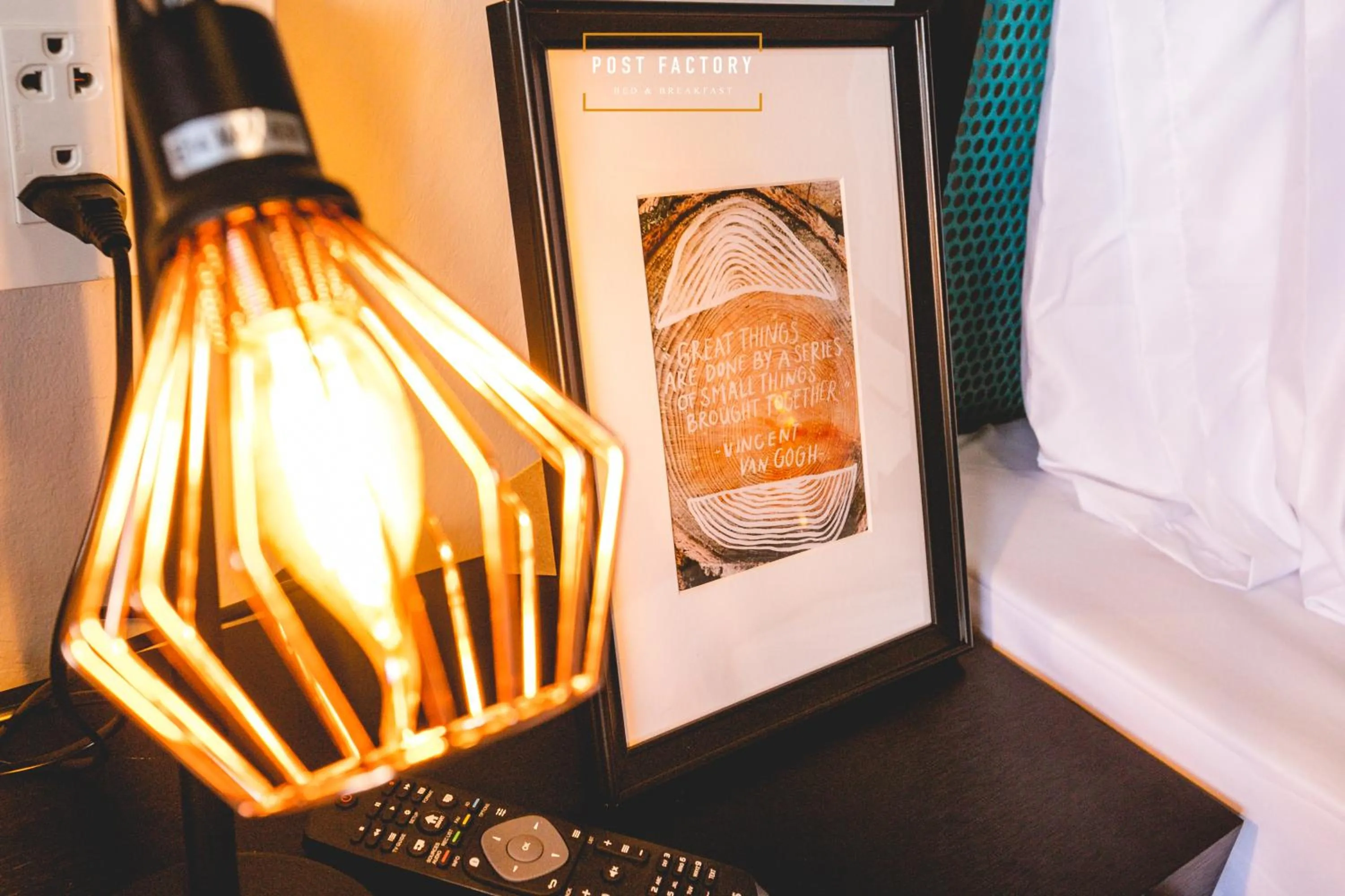 Decorative detail in Post Factory Bed & Breakfast