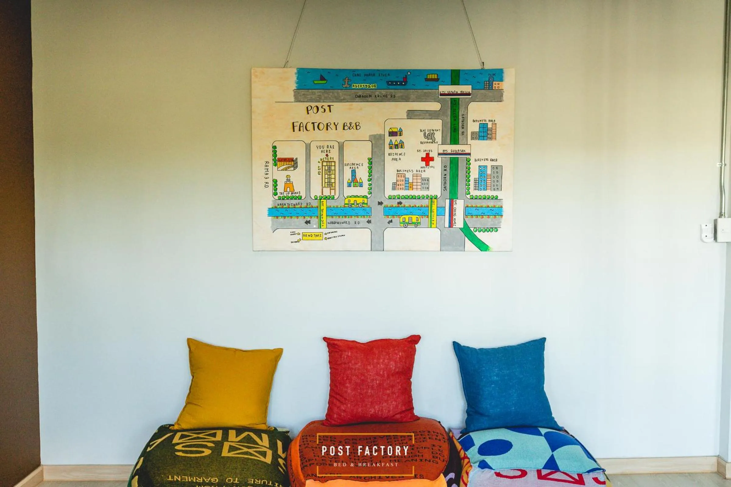 TV and multimedia in Post Factory Bed & Breakfast