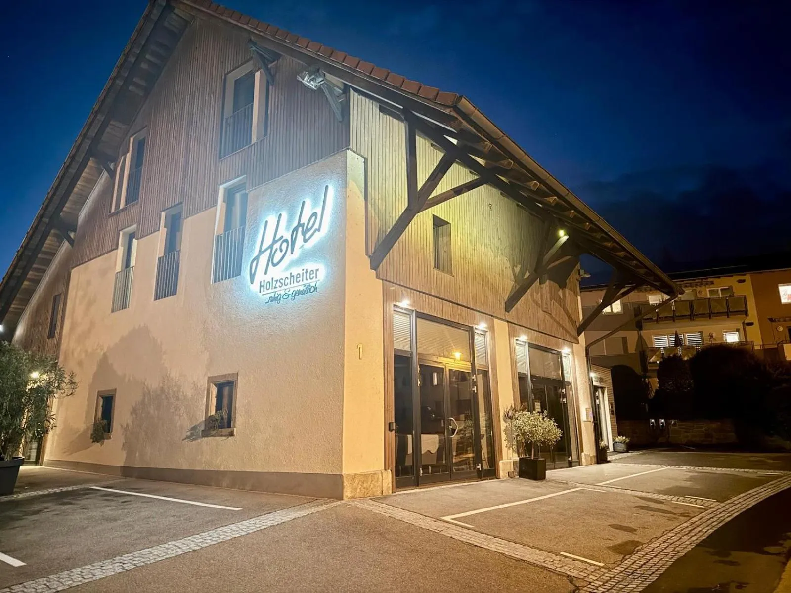 Property building in Hotel Holzscheiter