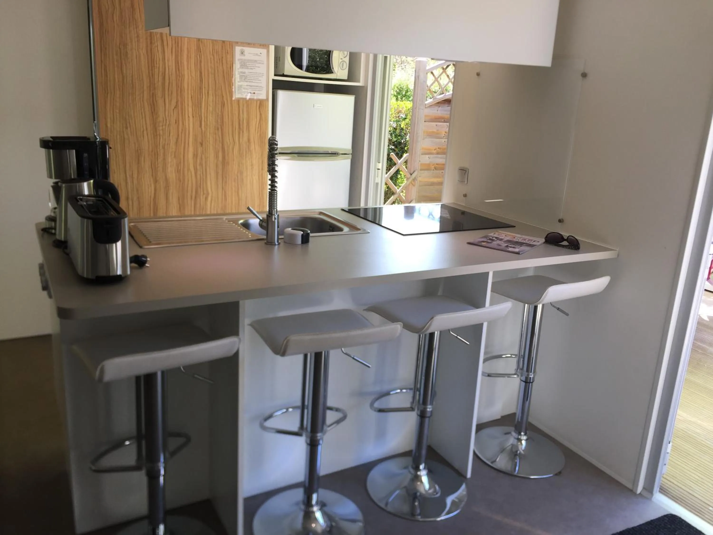 Kitchen or kitchenette in Les Chalets d'Argentouleau