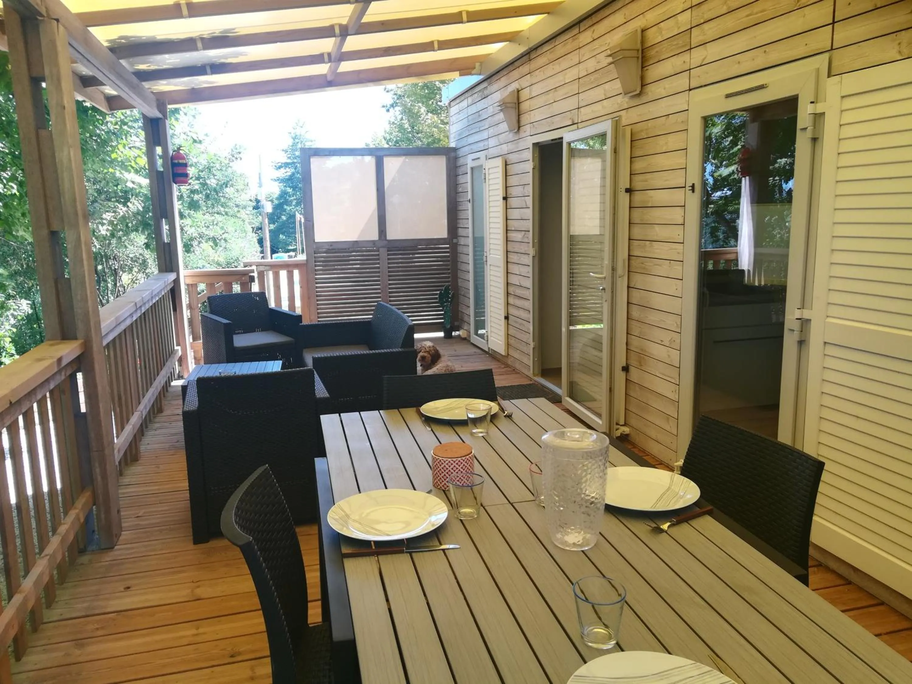 Balcony/Terrace in Les Chalets d'Argentouleau