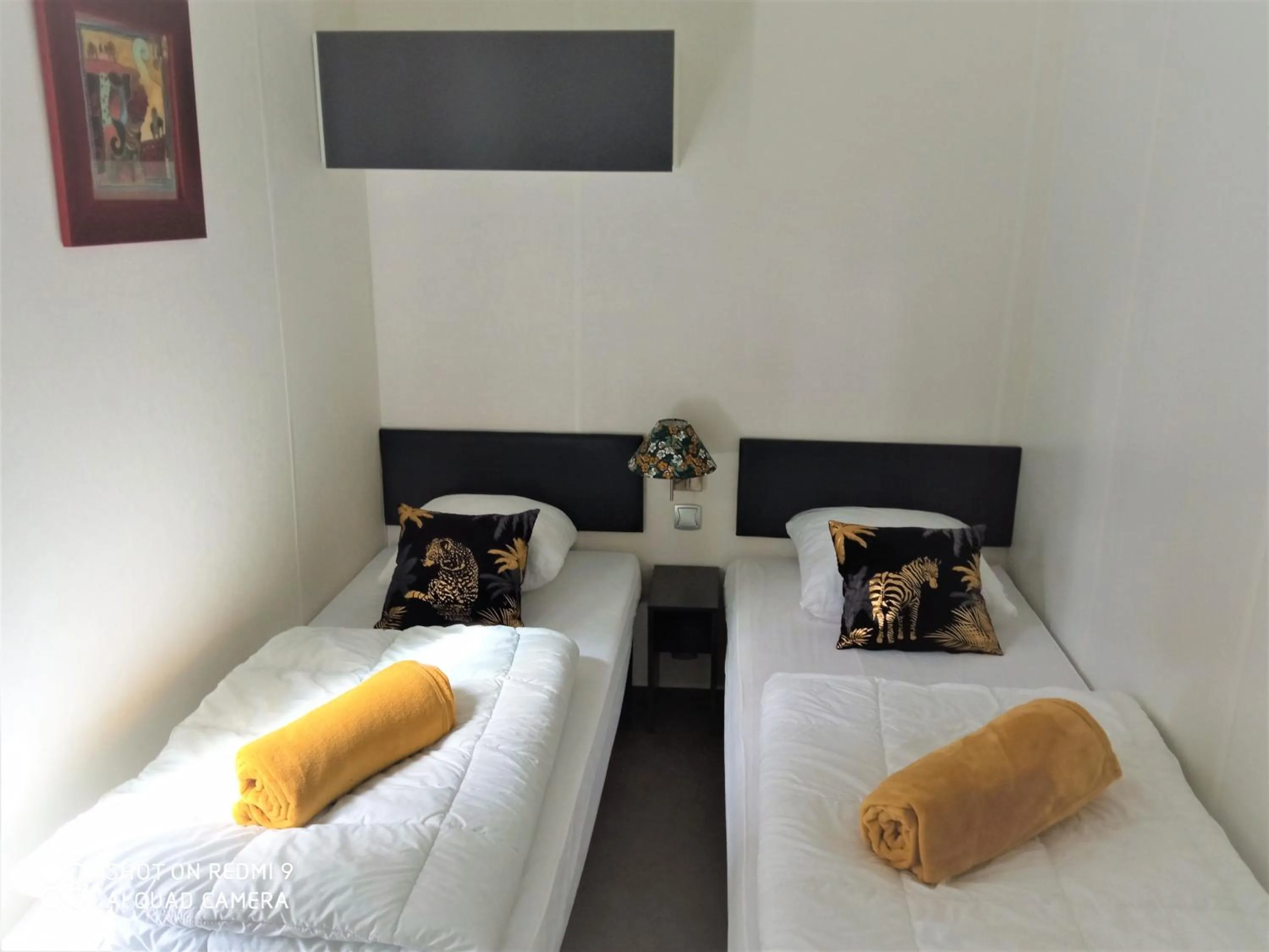 Bed in Les Chalets d'Argentouleau