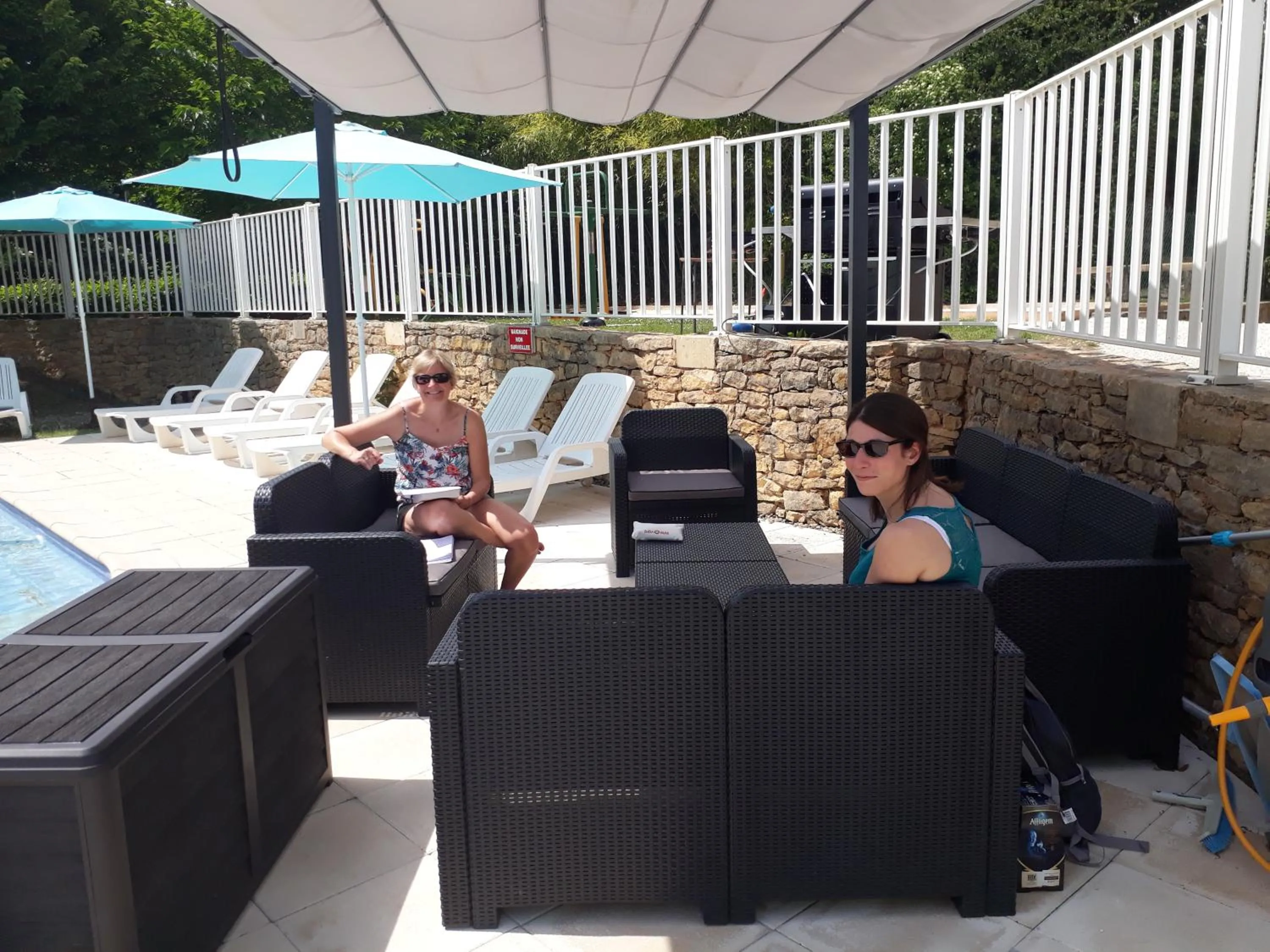 Patio in Les Chalets d'Argentouleau