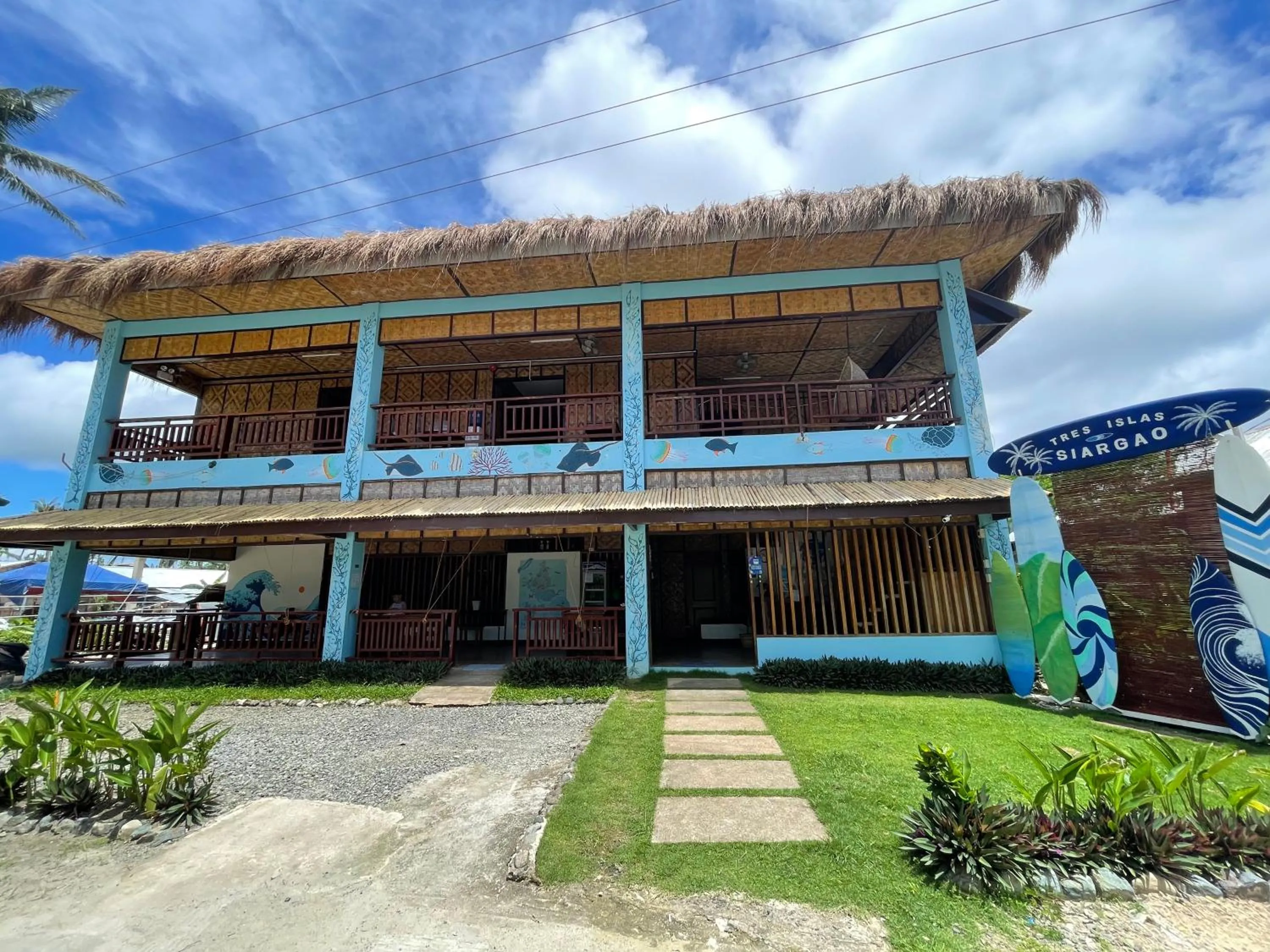 Property building in Tres Islas Hostel