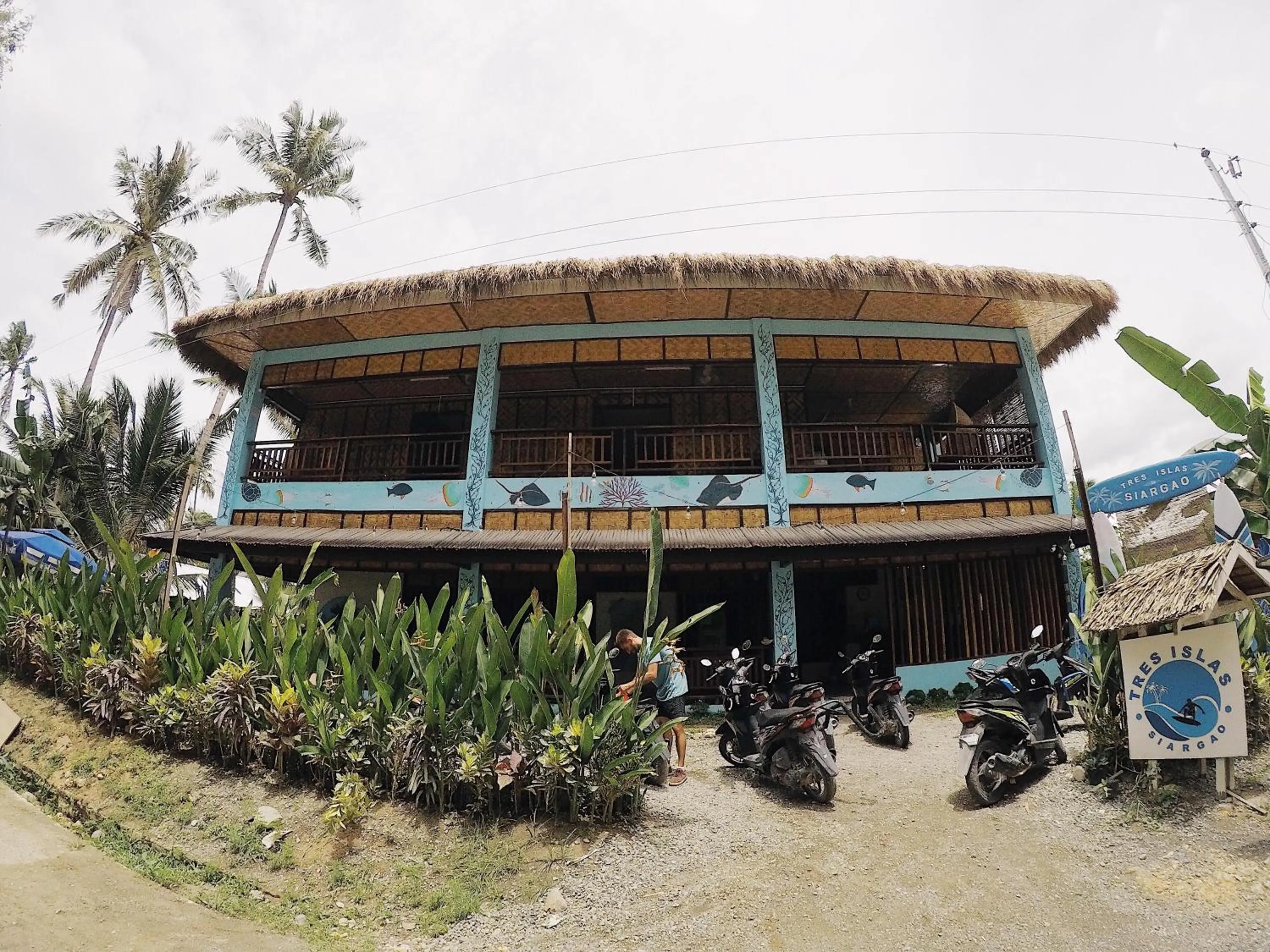 Property building in Tres Islas Hostel