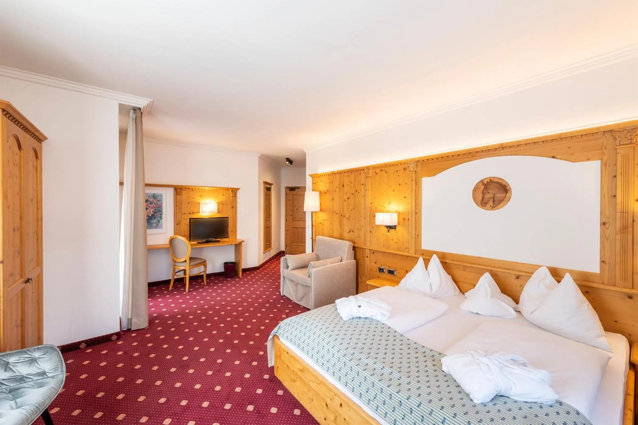 Bedroom, Bed in Hotel Rosskopf