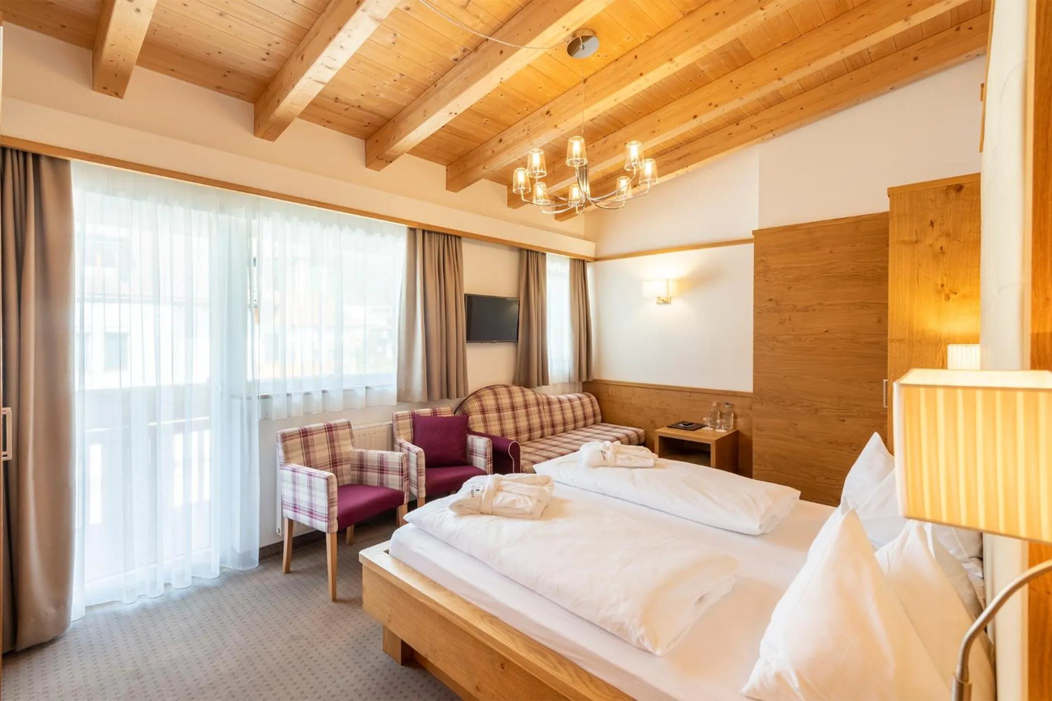 Bed in Hotel Rosskopf