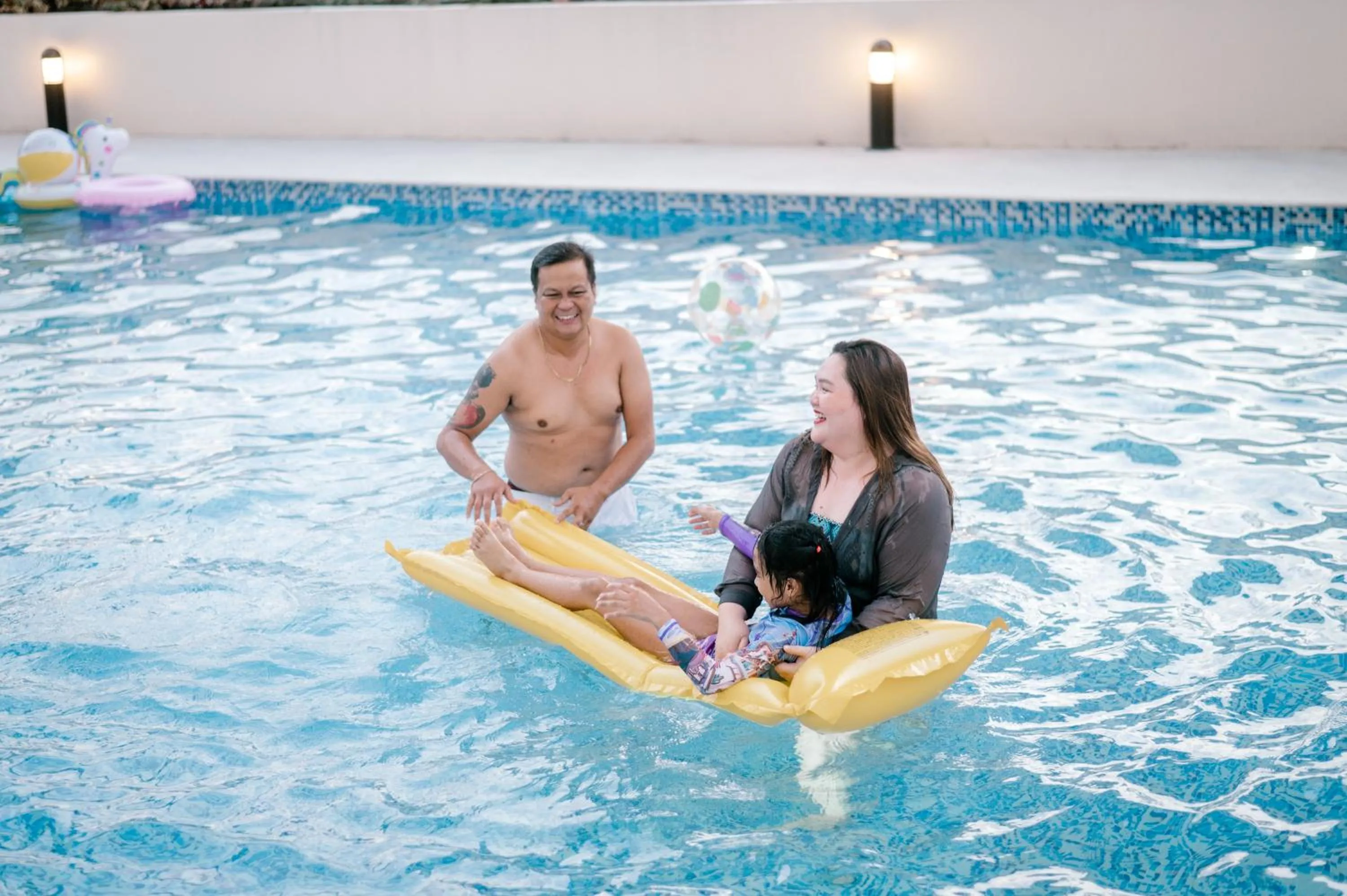 Swimming pool in The Apo View Hotel