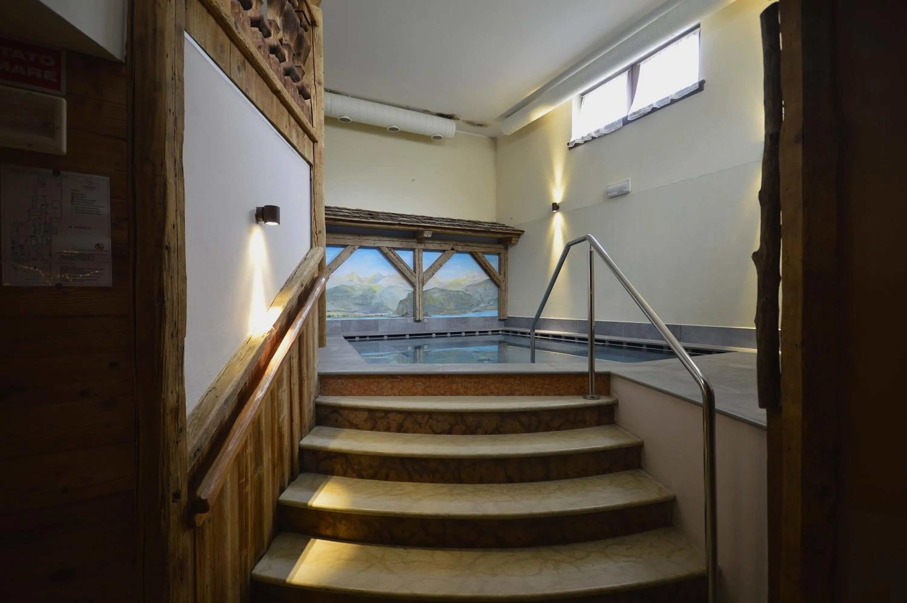 Pool view in Hotel Villa Fosine Spa & Wellness