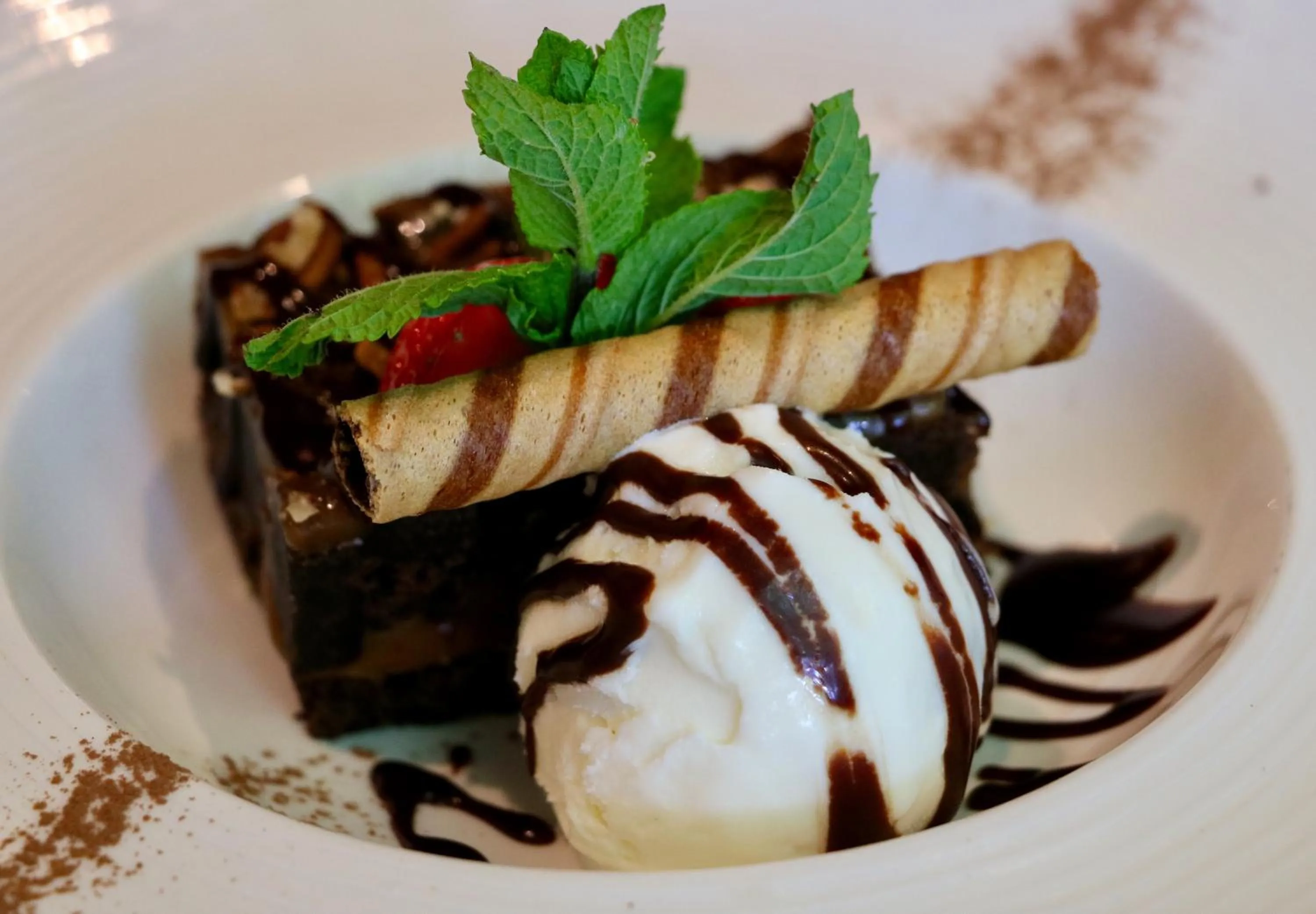 Food close-up in The Old Mill Inn