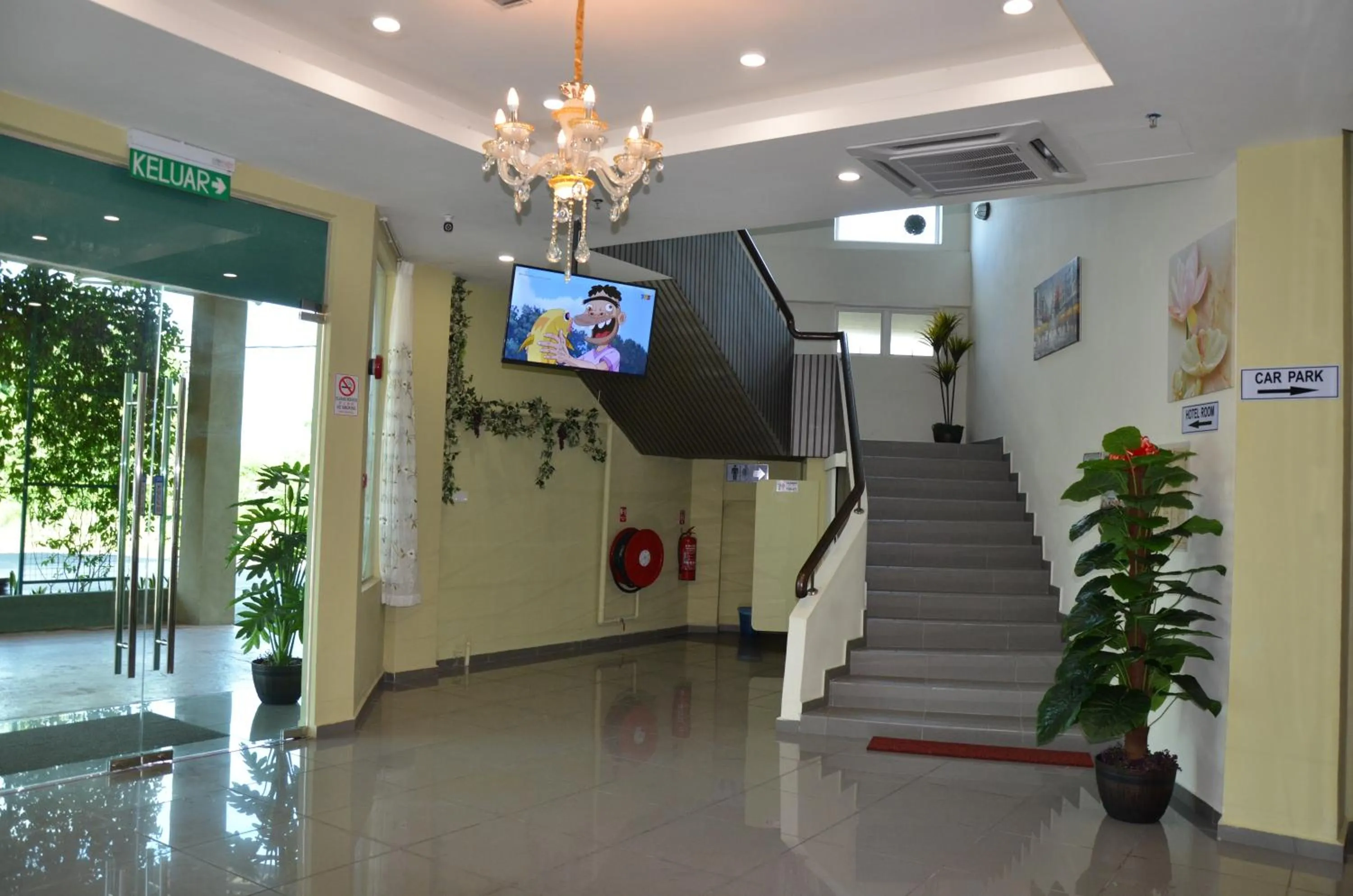 Lobby or reception in Riverview Hotel