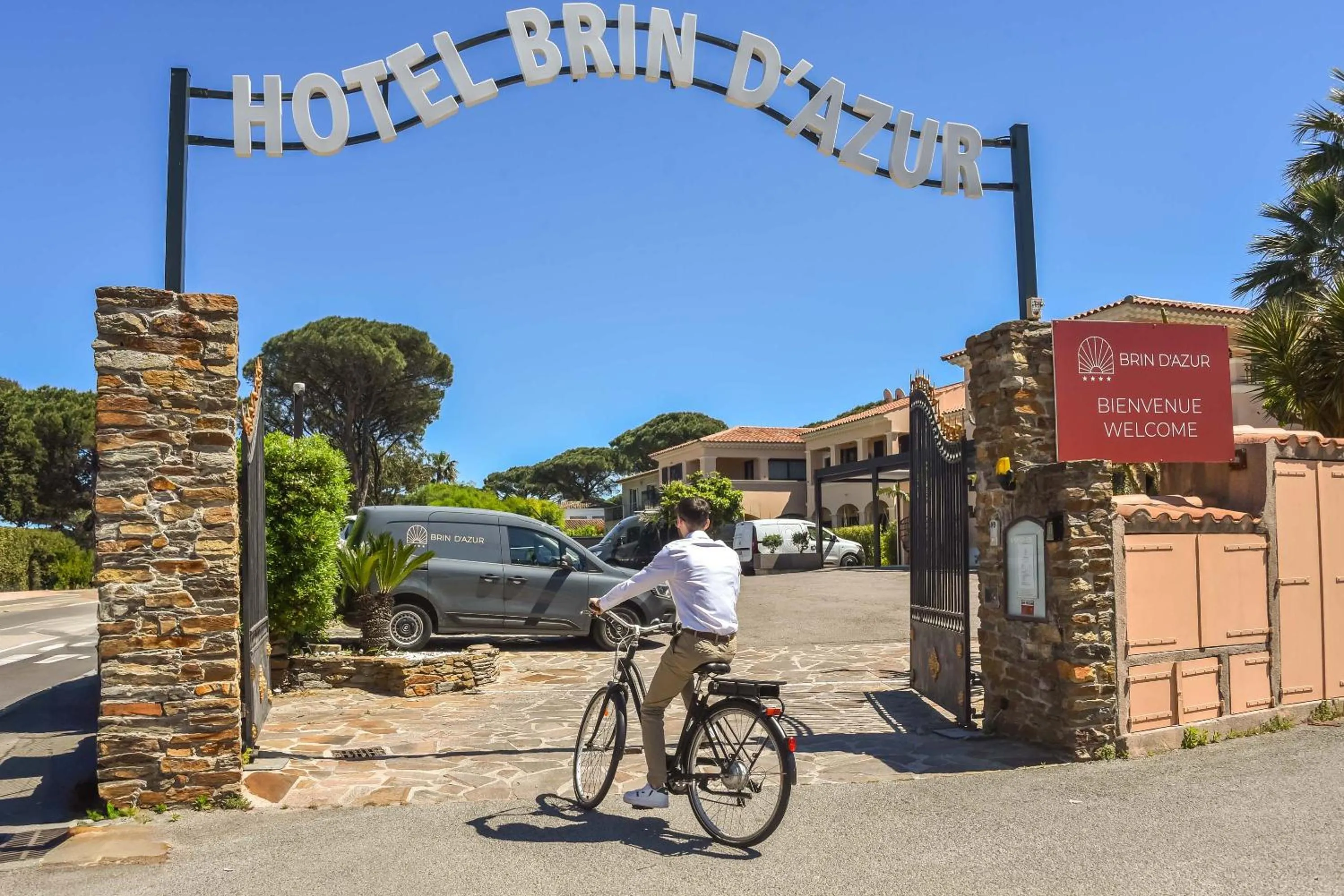 Facade/entrance in Hotel Brin d'Azur - Saint Tropez