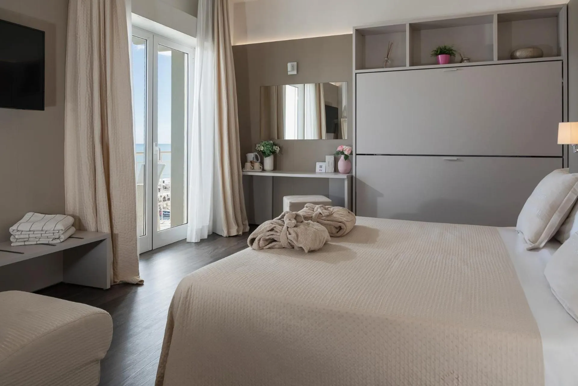 Bed in Hotel Ca' Bianca