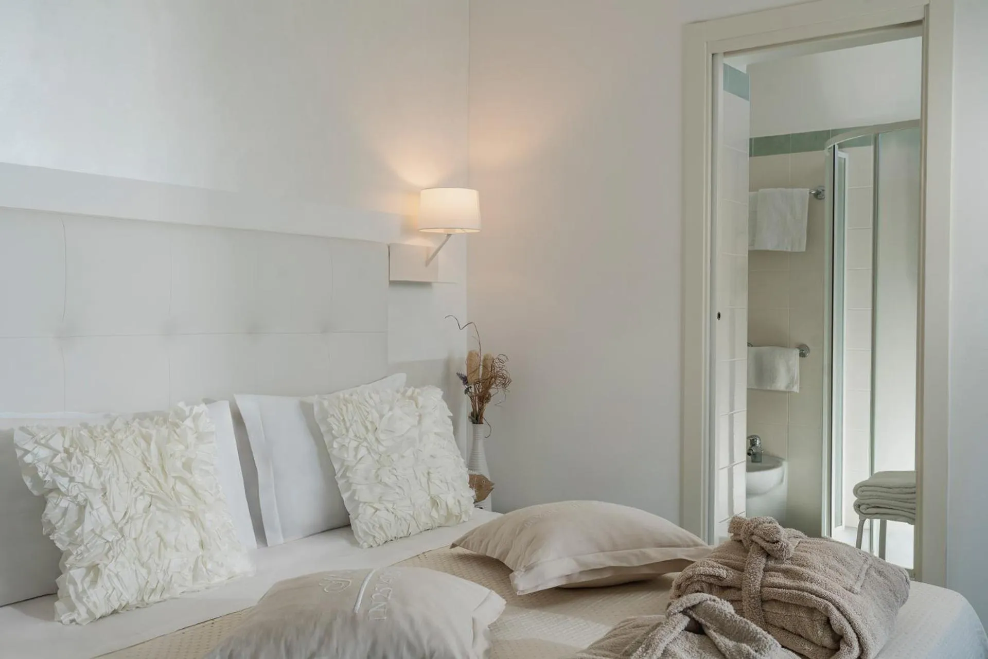 Bed in Hotel Ca' Bianca