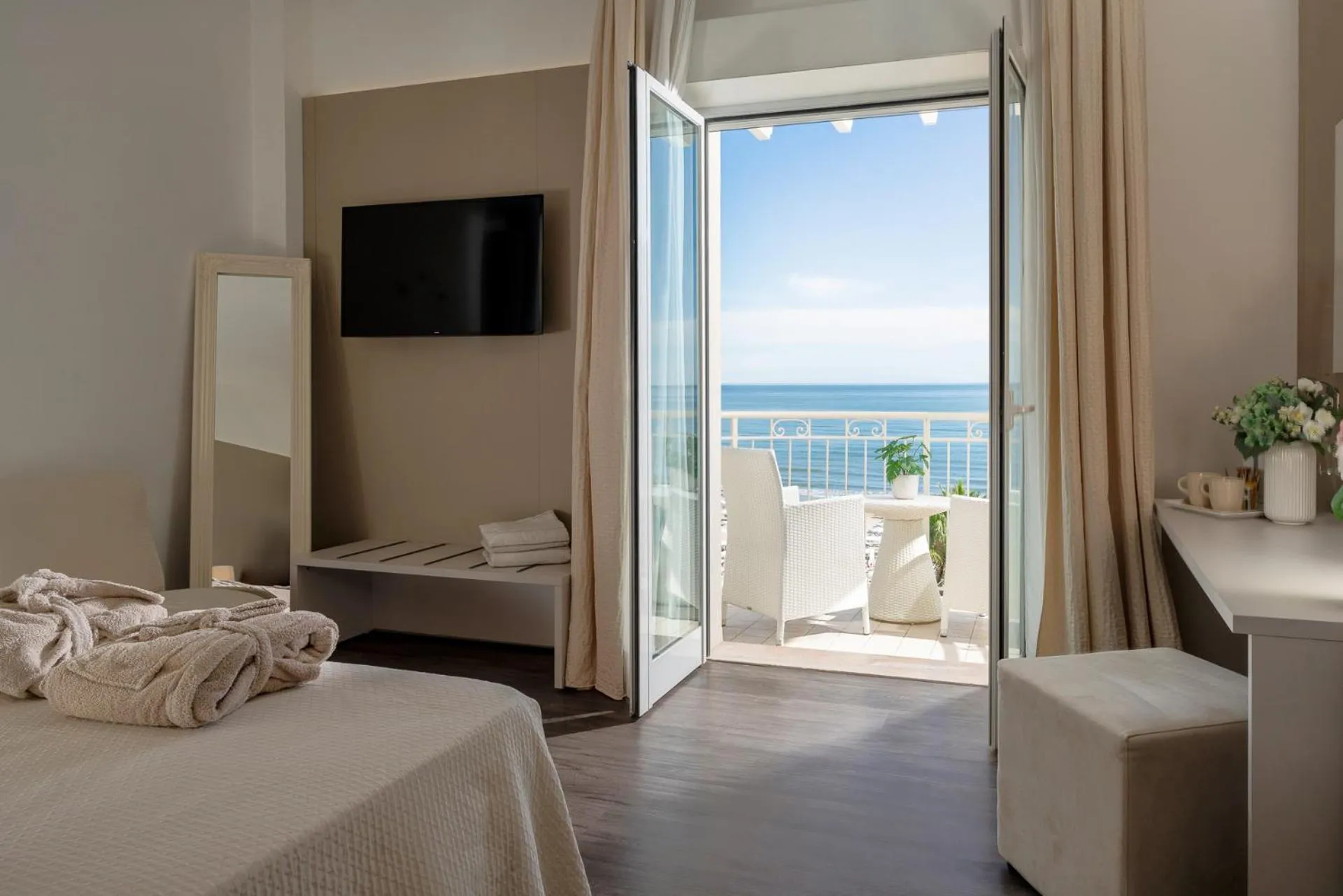 Bed in Hotel Ca' Bianca