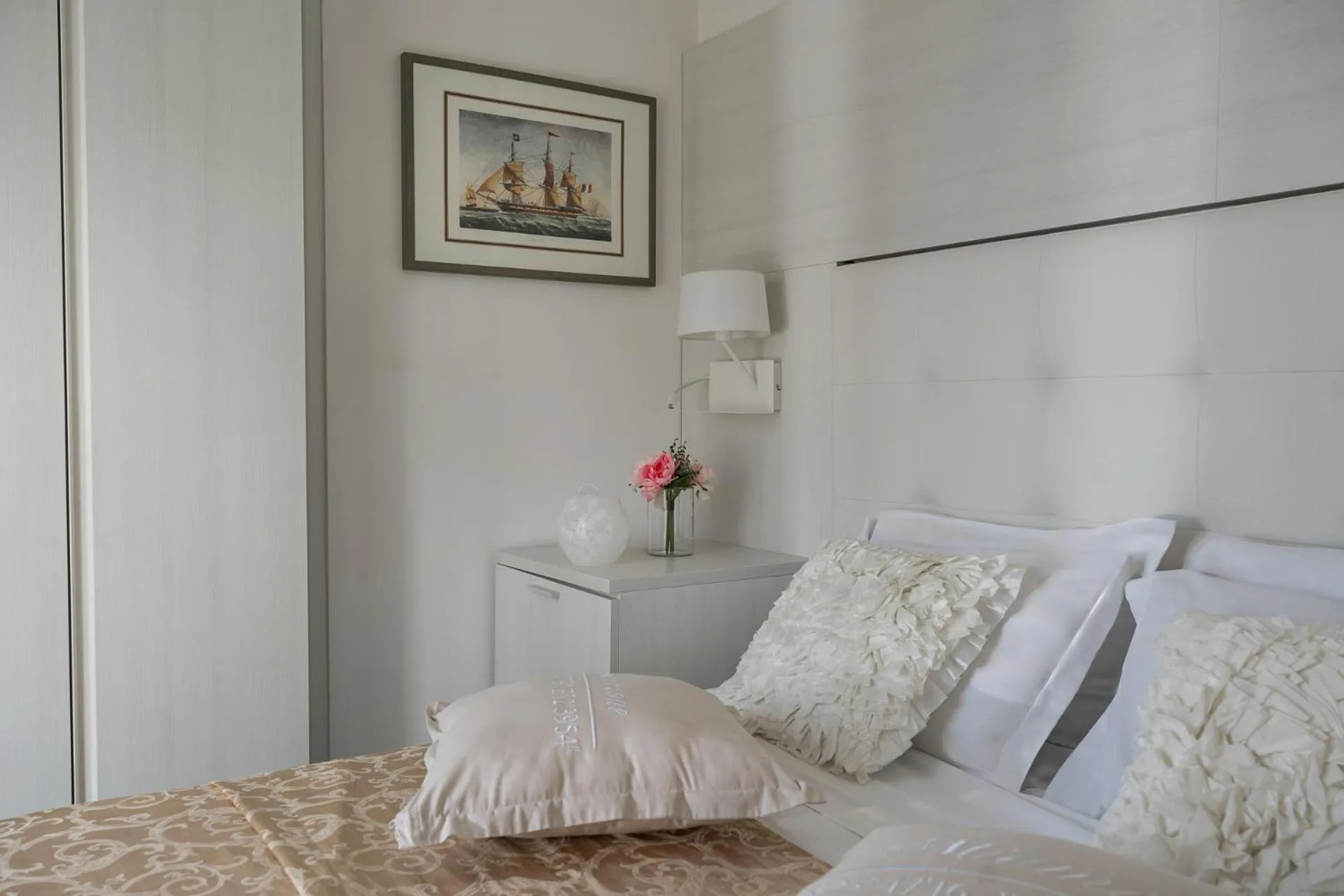 Bed in Hotel Ca' Bianca