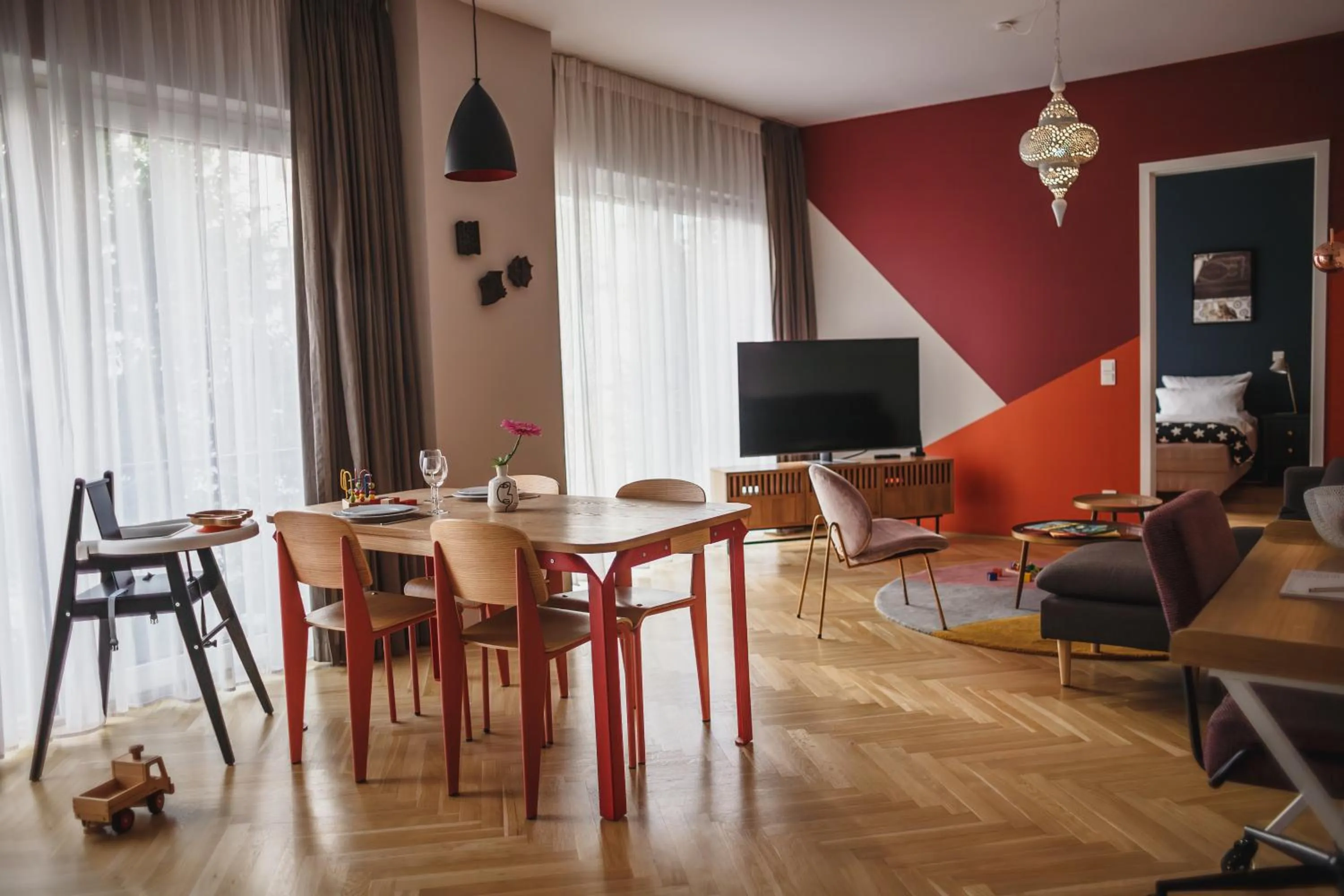 TV and multimedia in The Circus Apartments