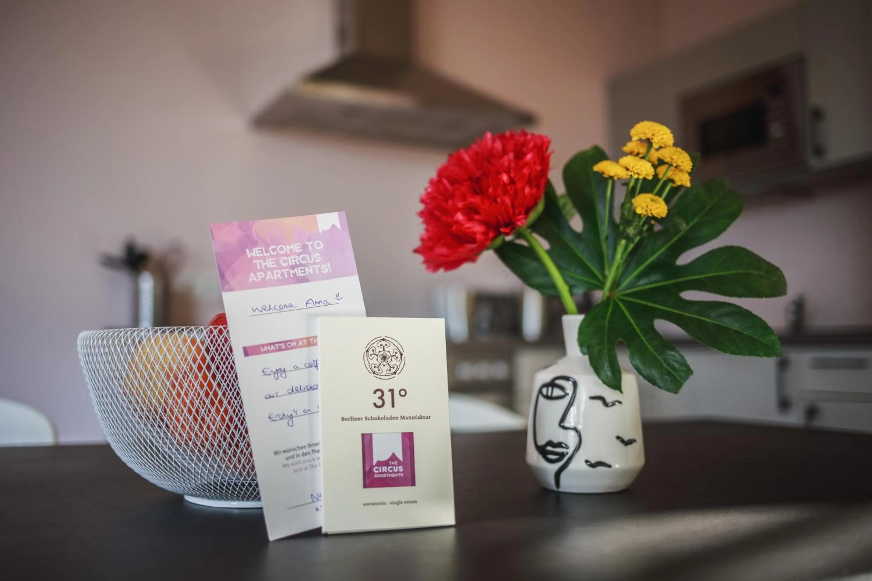 kitchen in The Circus Apartments