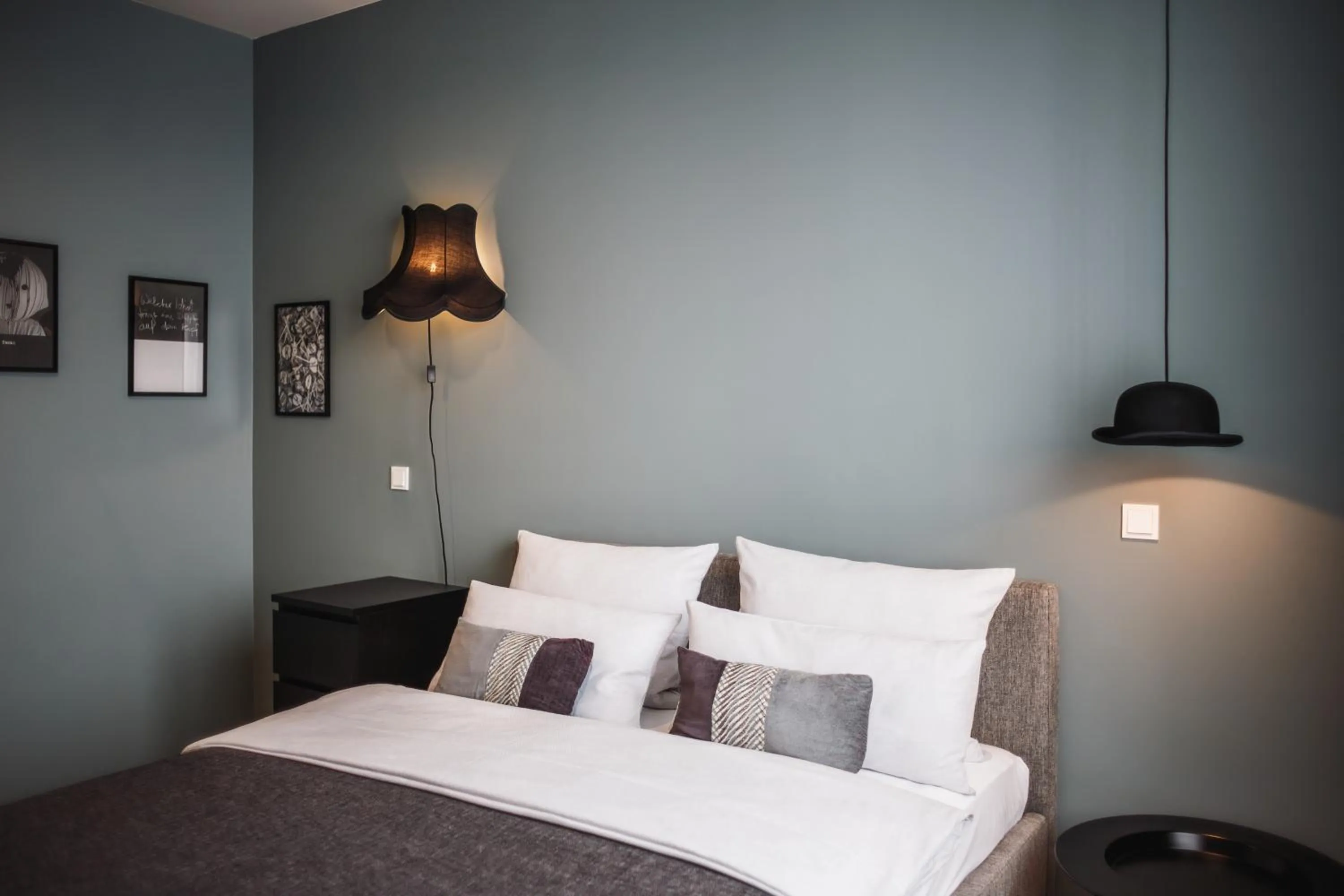 Bed in The Circus Apartments