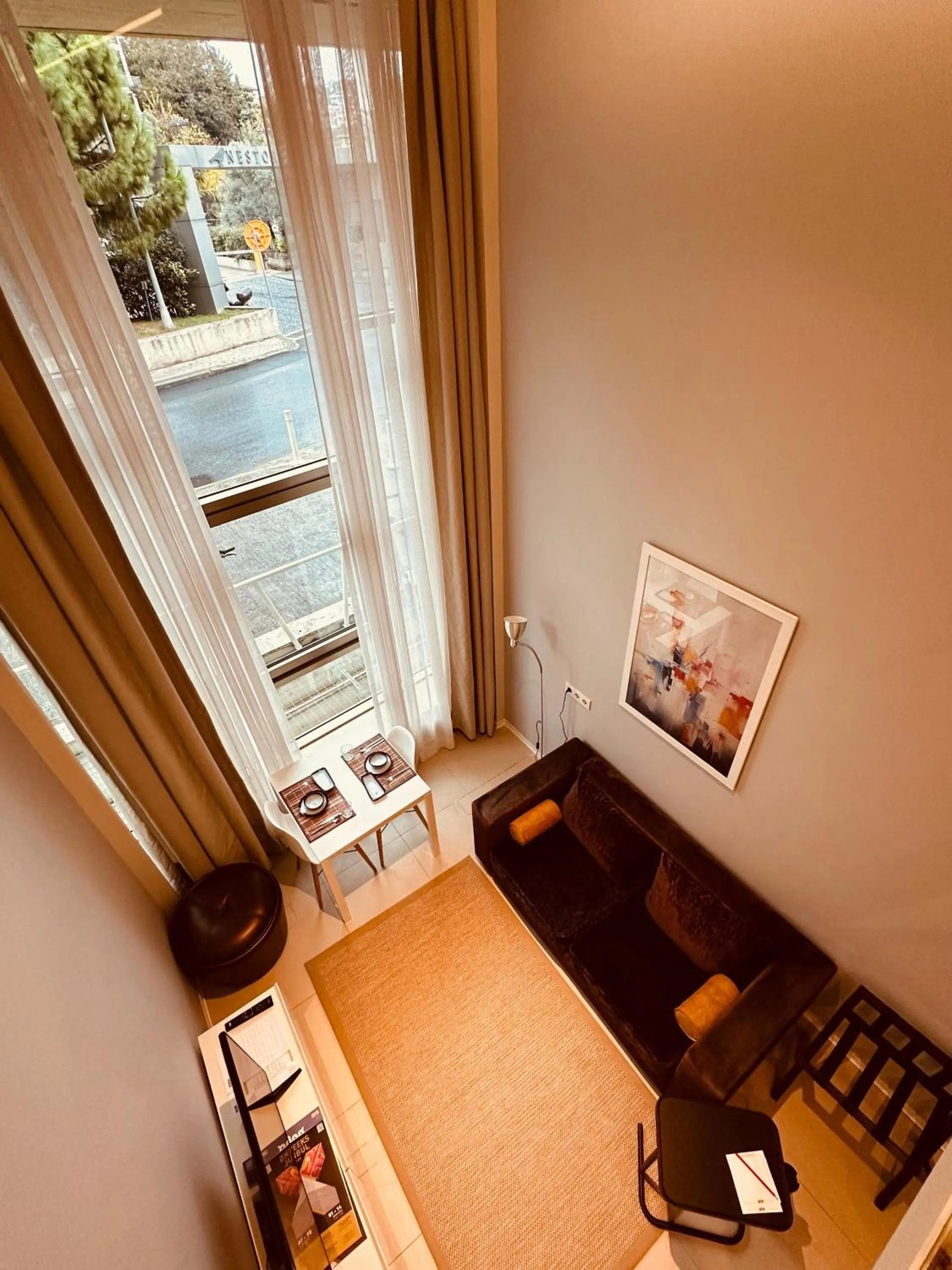 Living room in Ortakoy Aparts