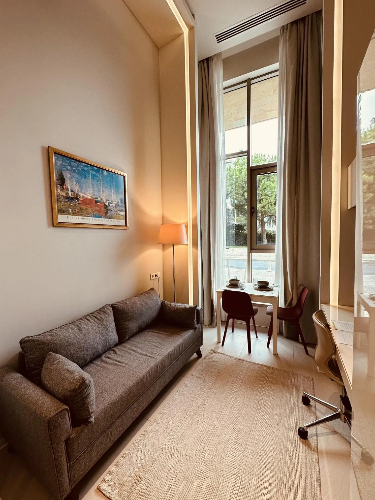 Living room in Ortakoy Aparts