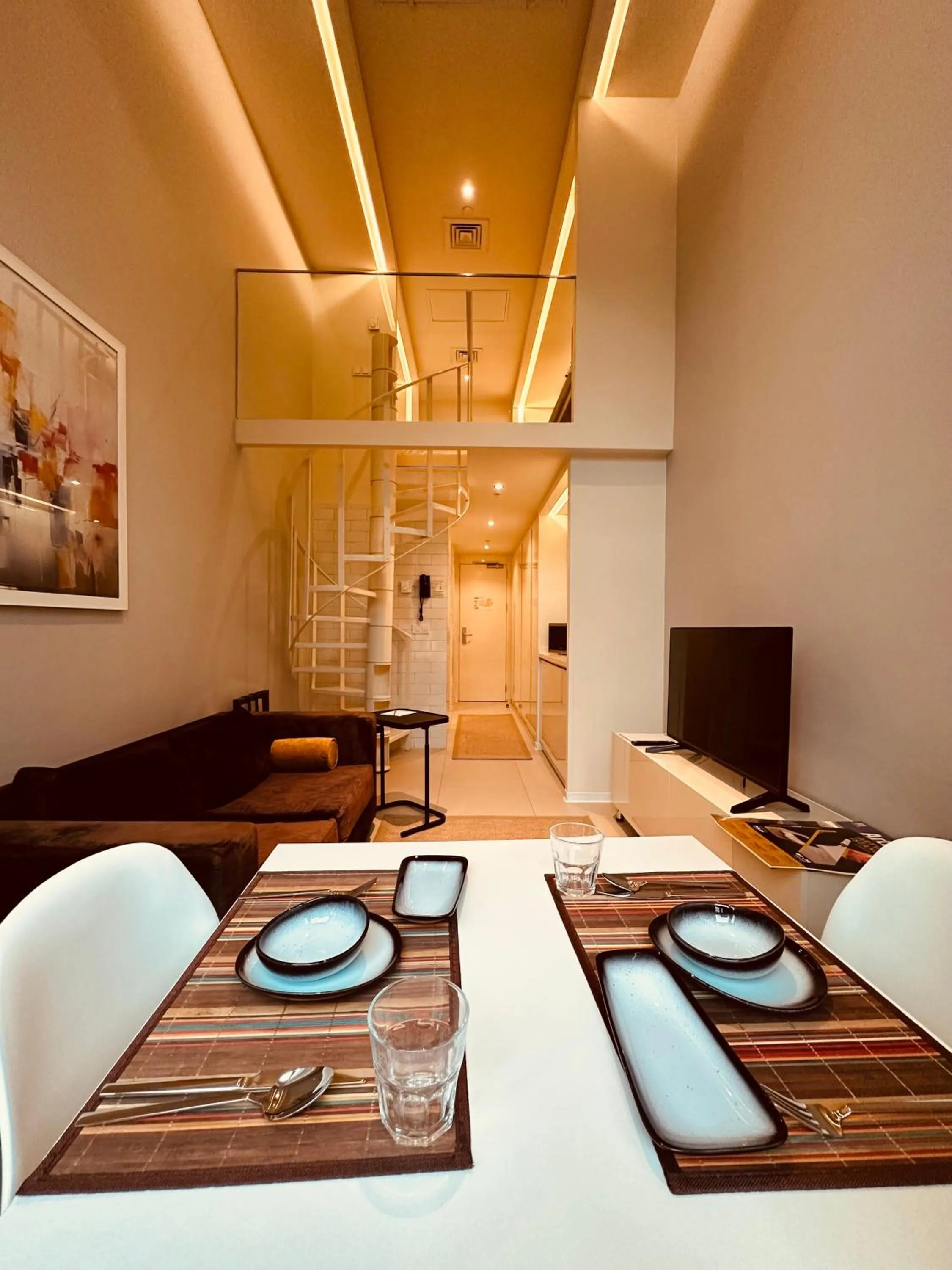 Living room in Ortakoy Aparts