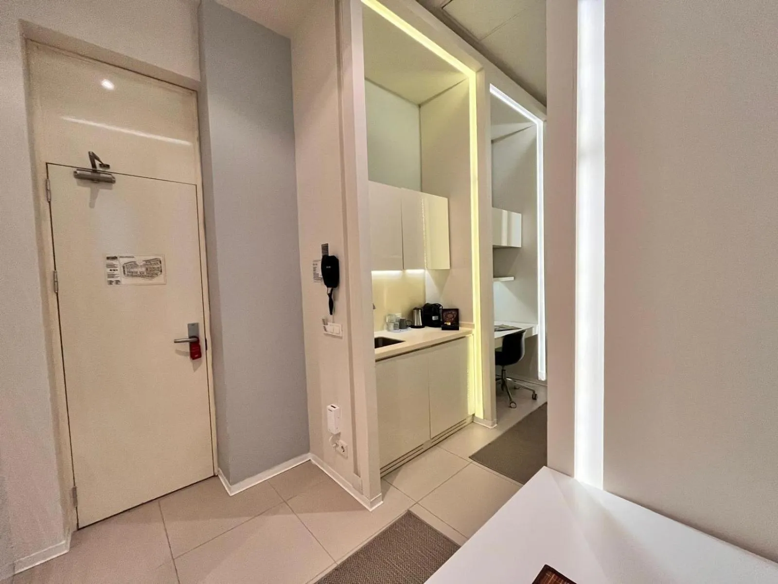 kitchen in Ortakoy Aparts