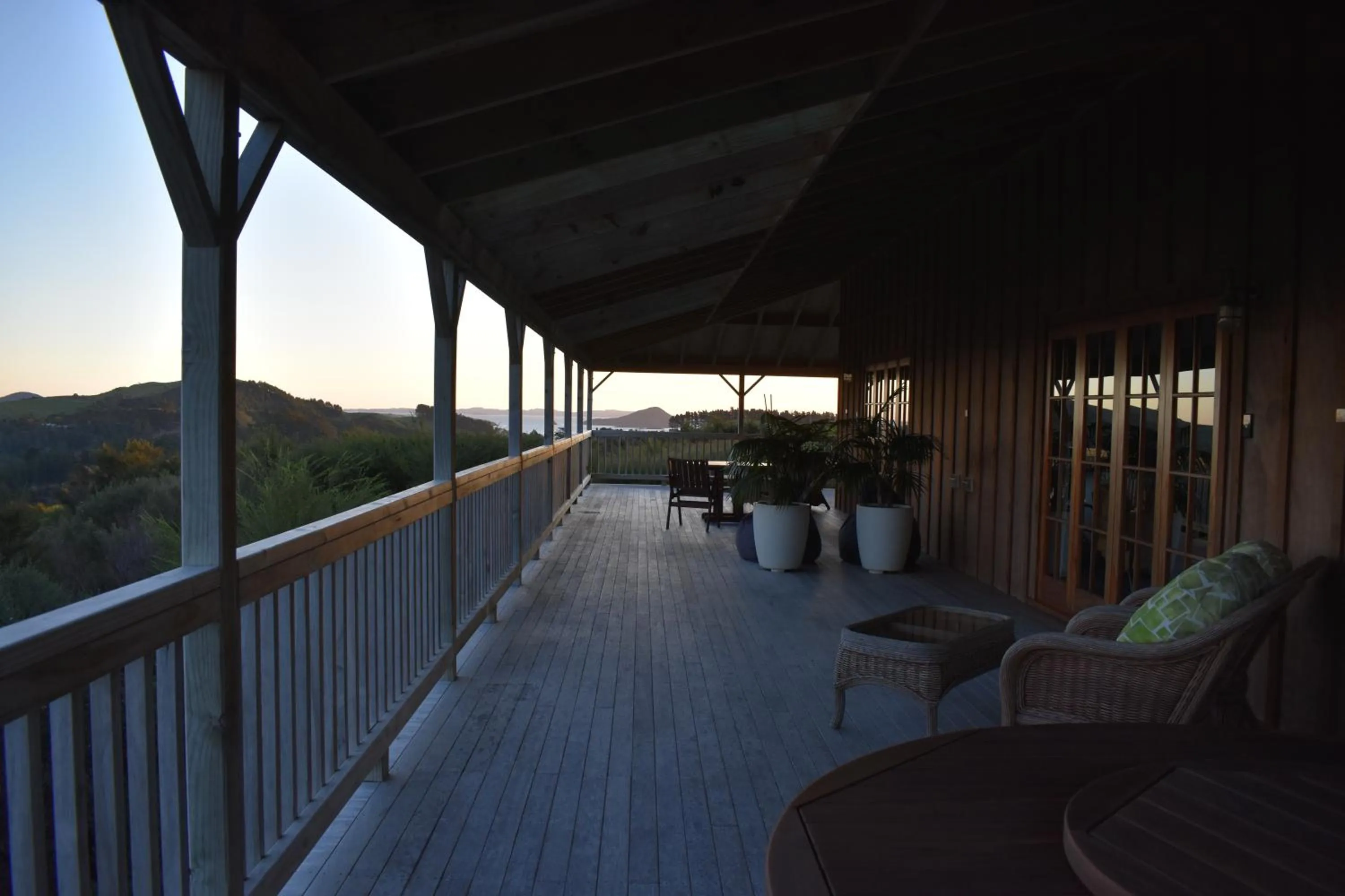 Patio in Atea Lodge