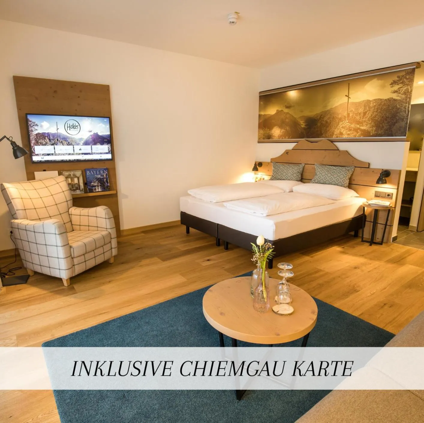 Bed in HELDs Vitalhotel