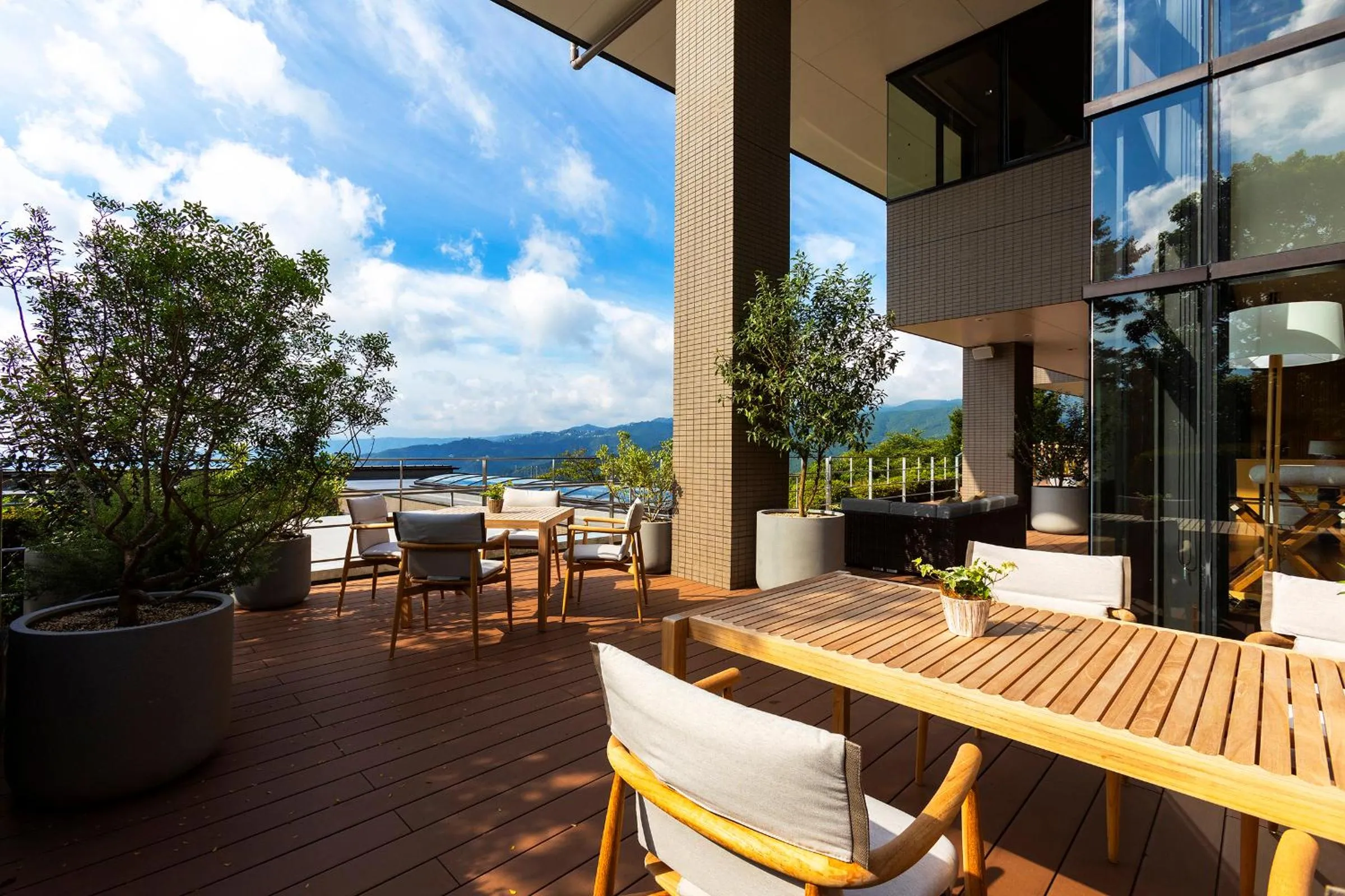 Balcony/Terrace in Hotel Grand Bach Atami Crescendo