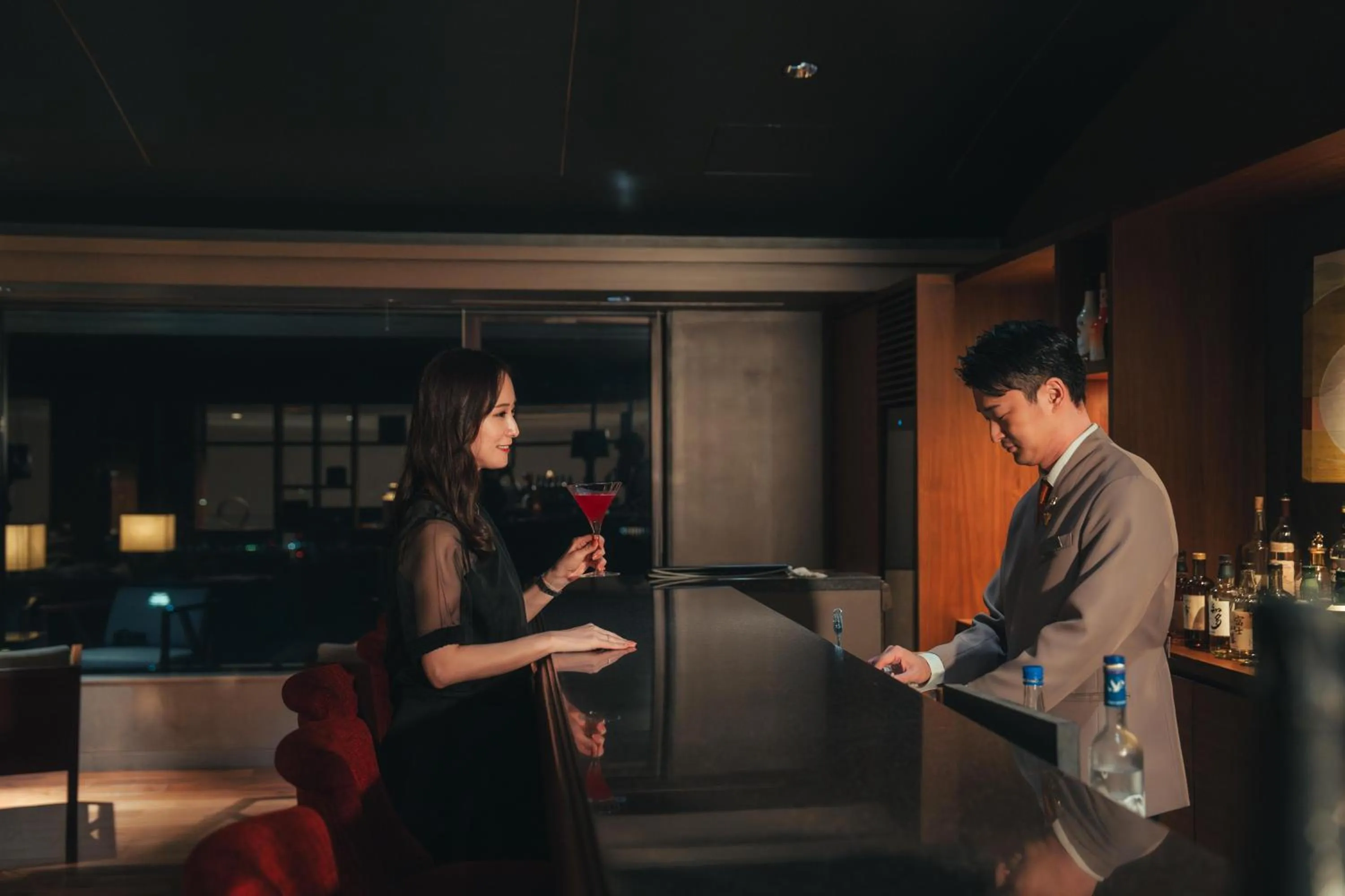 Lounge or bar in Hotel Grand Bach Atami Crescendo