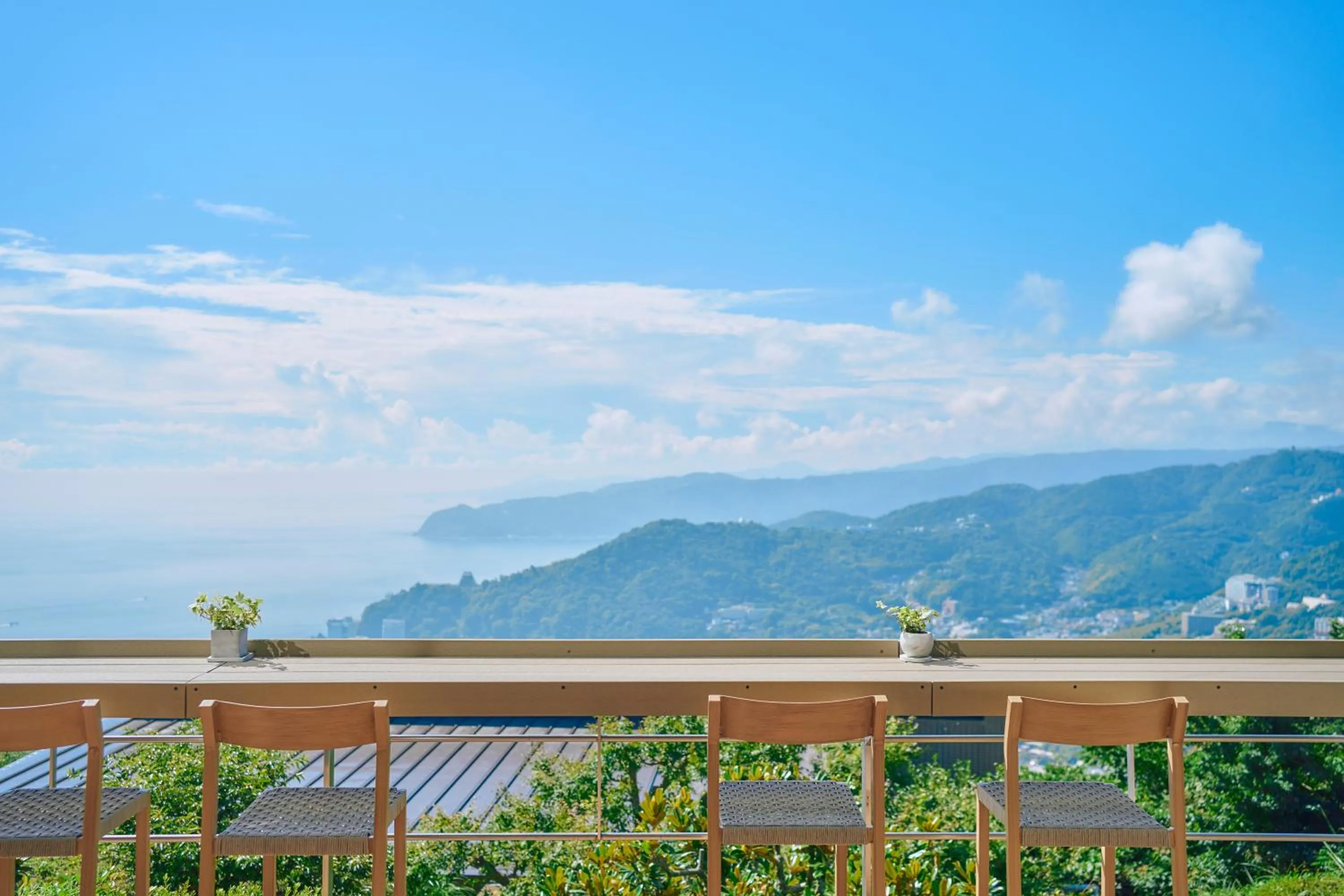 Balcony/Terrace in Hotel Grand Bach Atami Crescendo