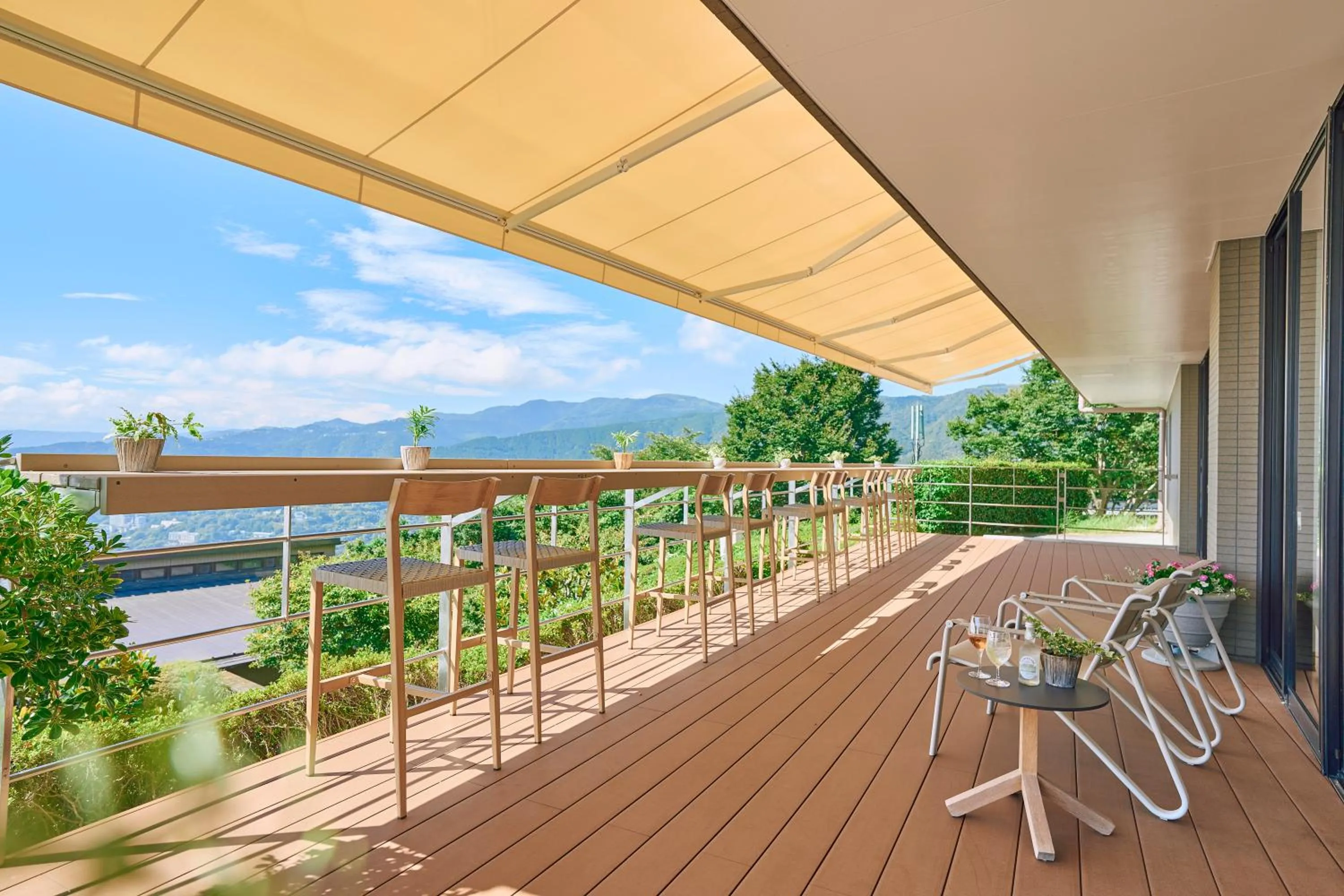 Balcony/Terrace in Hotel Grand Bach Atami Crescendo