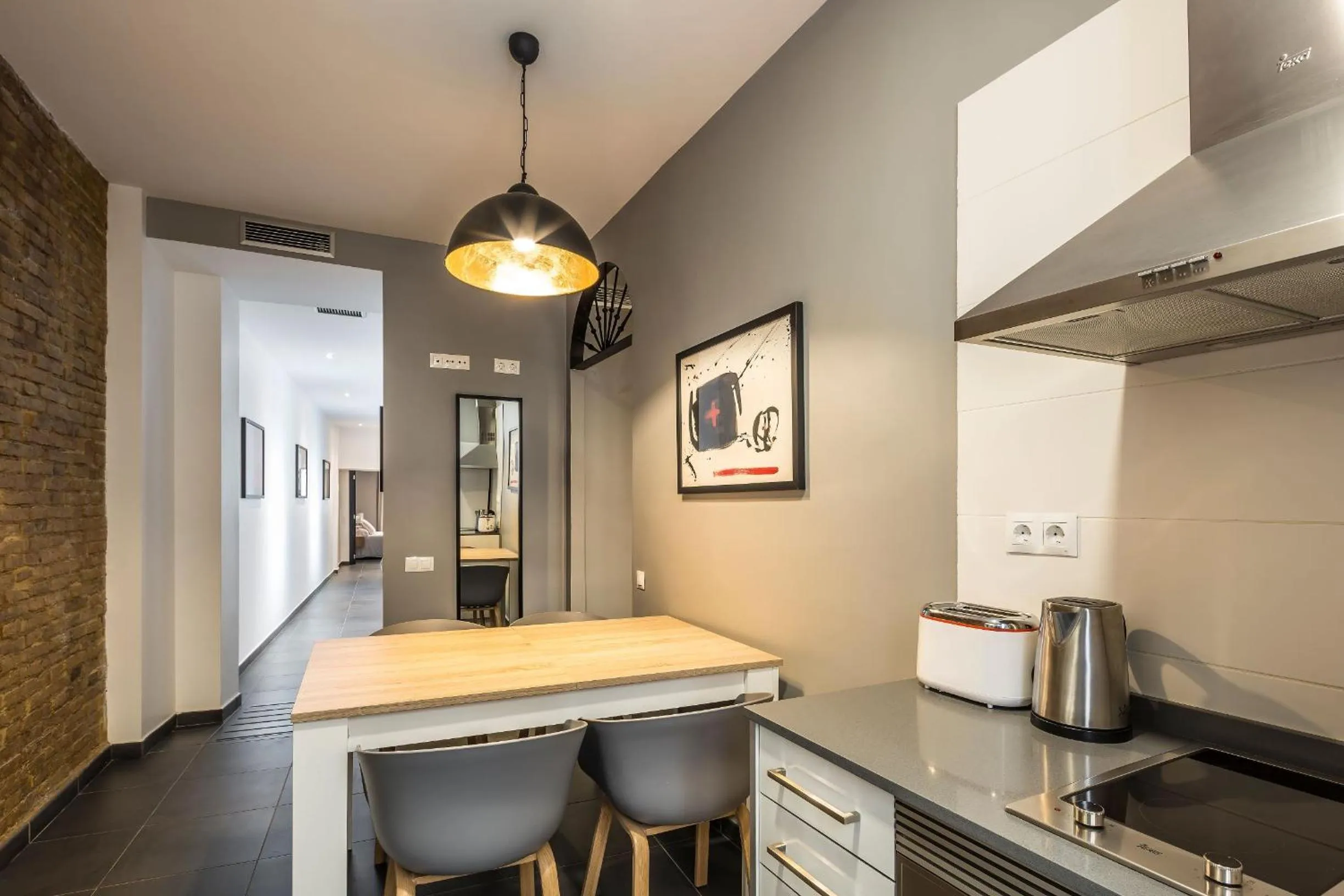 Kitchen or kitchenette in Catalina Suites San Nicolas