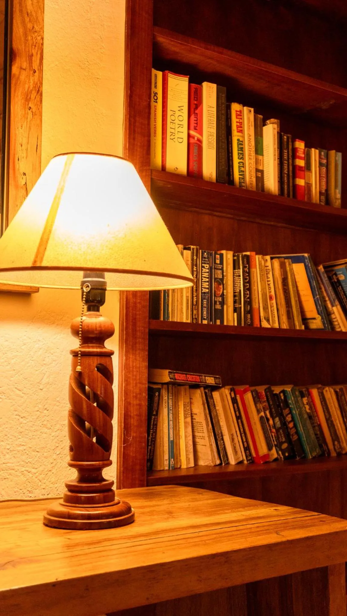 Library in Poas Volcano Lodge