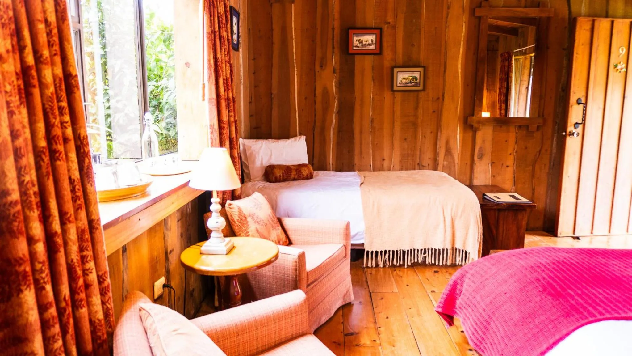 Bed in Poas Volcano Lodge