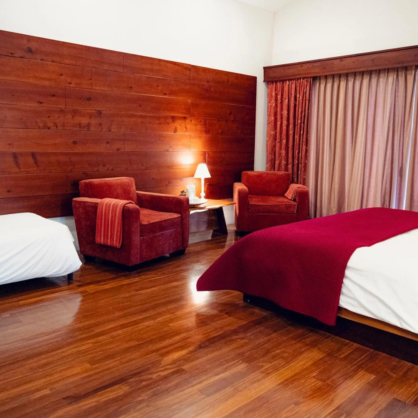 Bed in Poas Volcano Lodge
