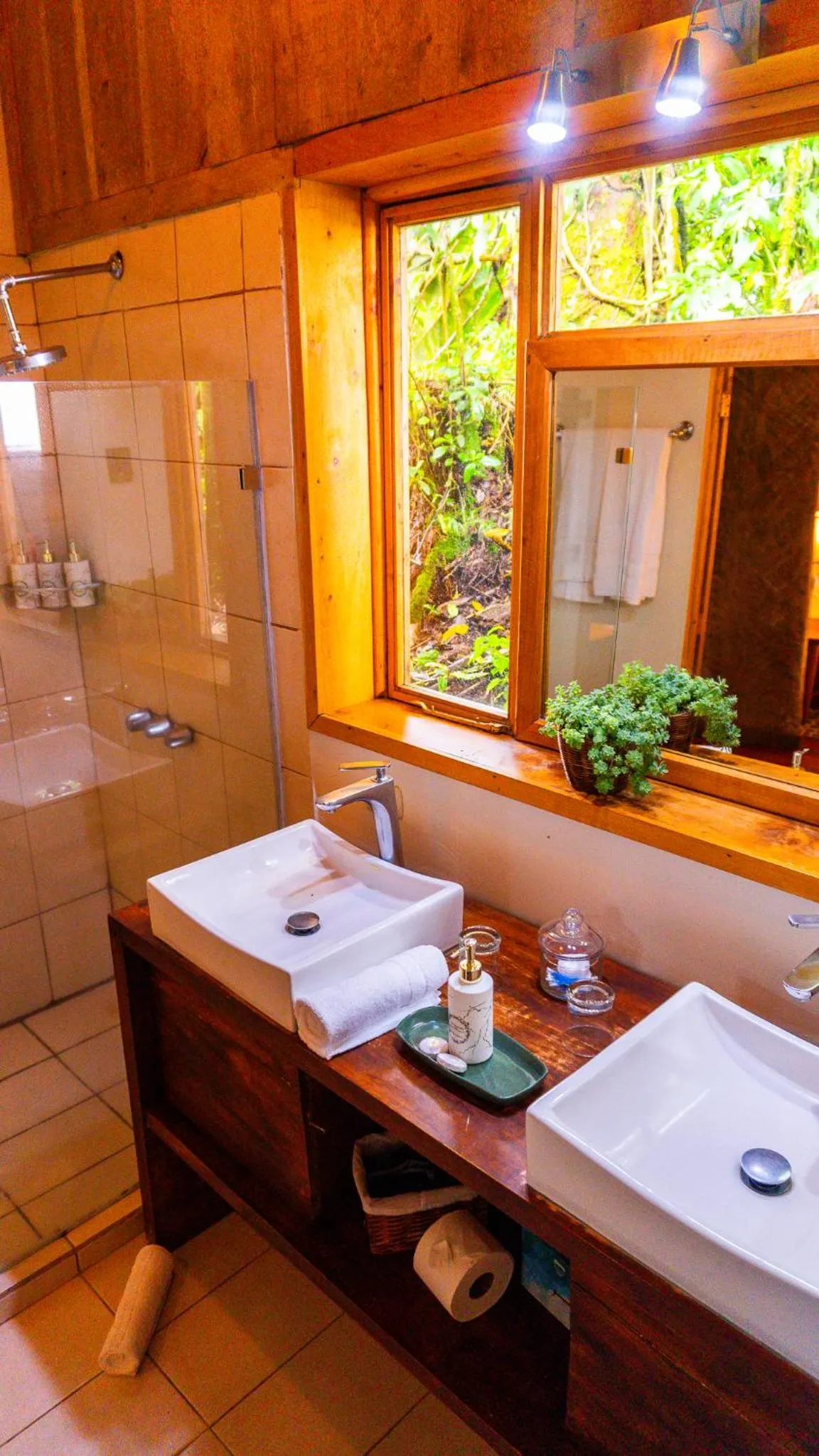 Bathroom in Poas Volcano Lodge